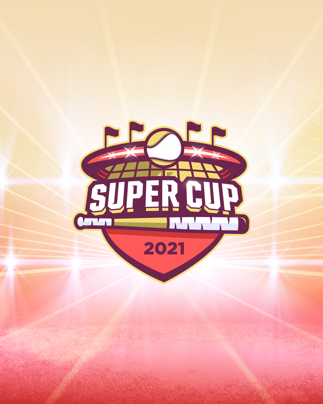 Super Cup logo and social media images, 2021