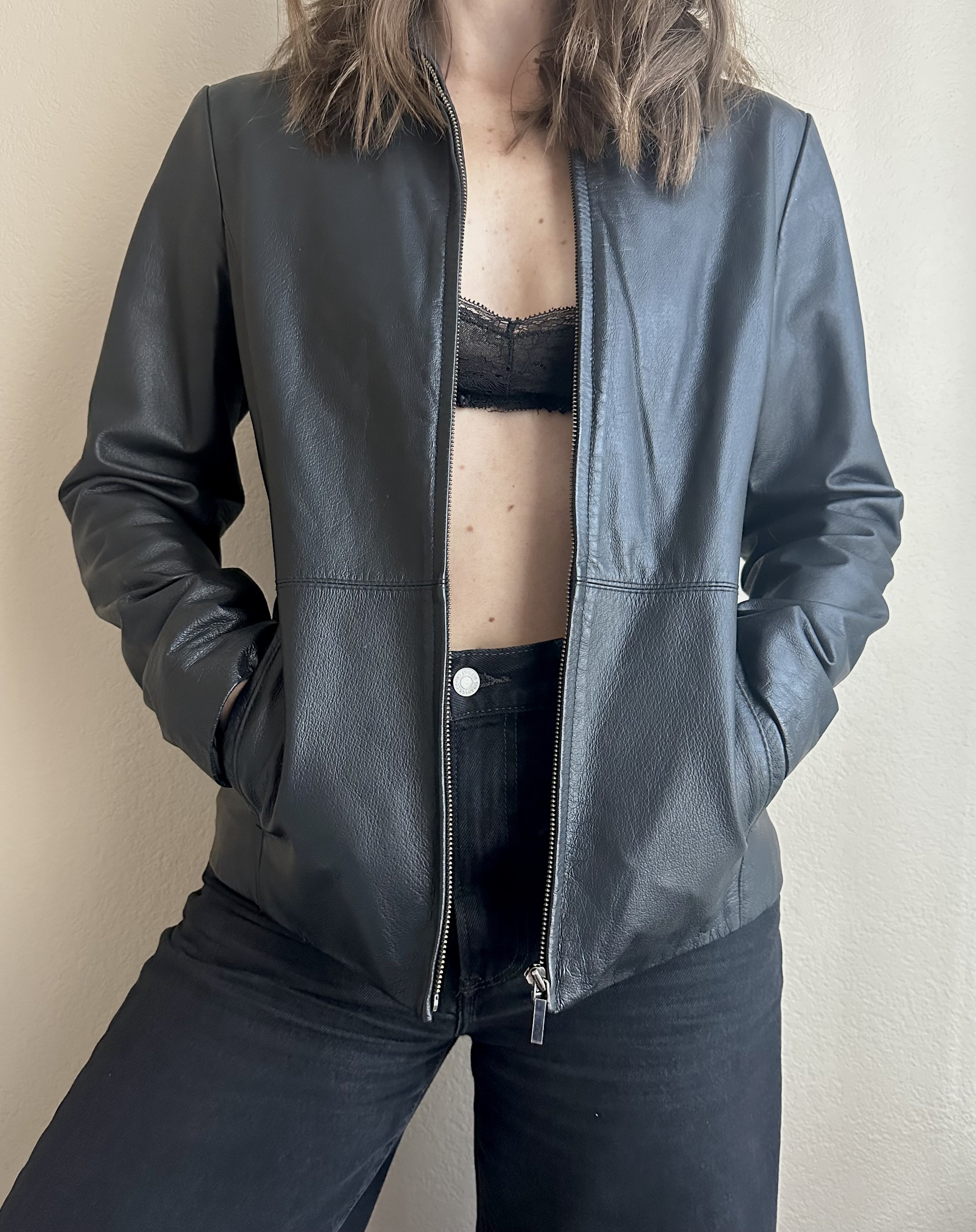 90s Leather Jacket