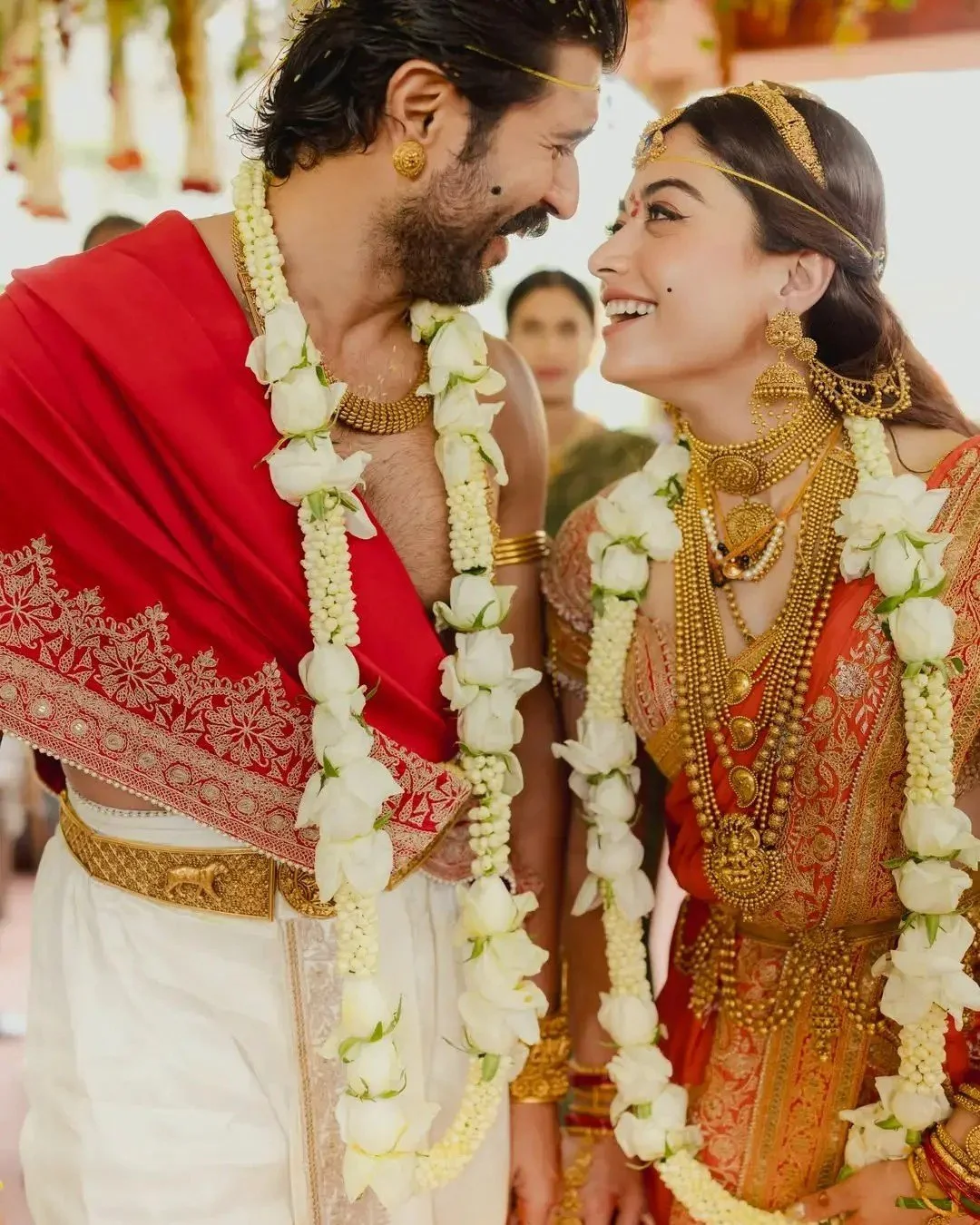 Vijay + Rashmika
on the BLOG now

-
Photographer:
House On The Clouds
@thehouseontheclouds

Decor, Design, and Planning:
RVR PRO
@rvrpro

RVR Eventz &amp; Design
@rvreventzdesign

Brand Credit 
Anamika Khanna
@anamikakhanna.in

Jewellery:
SHREE Jewel