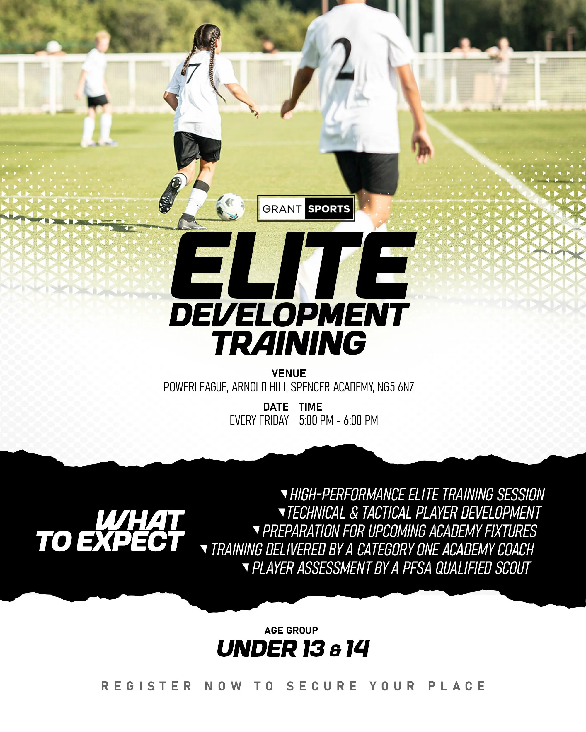 ELITE DEVELOPMENT TRAINING (u13 &amp; u14)