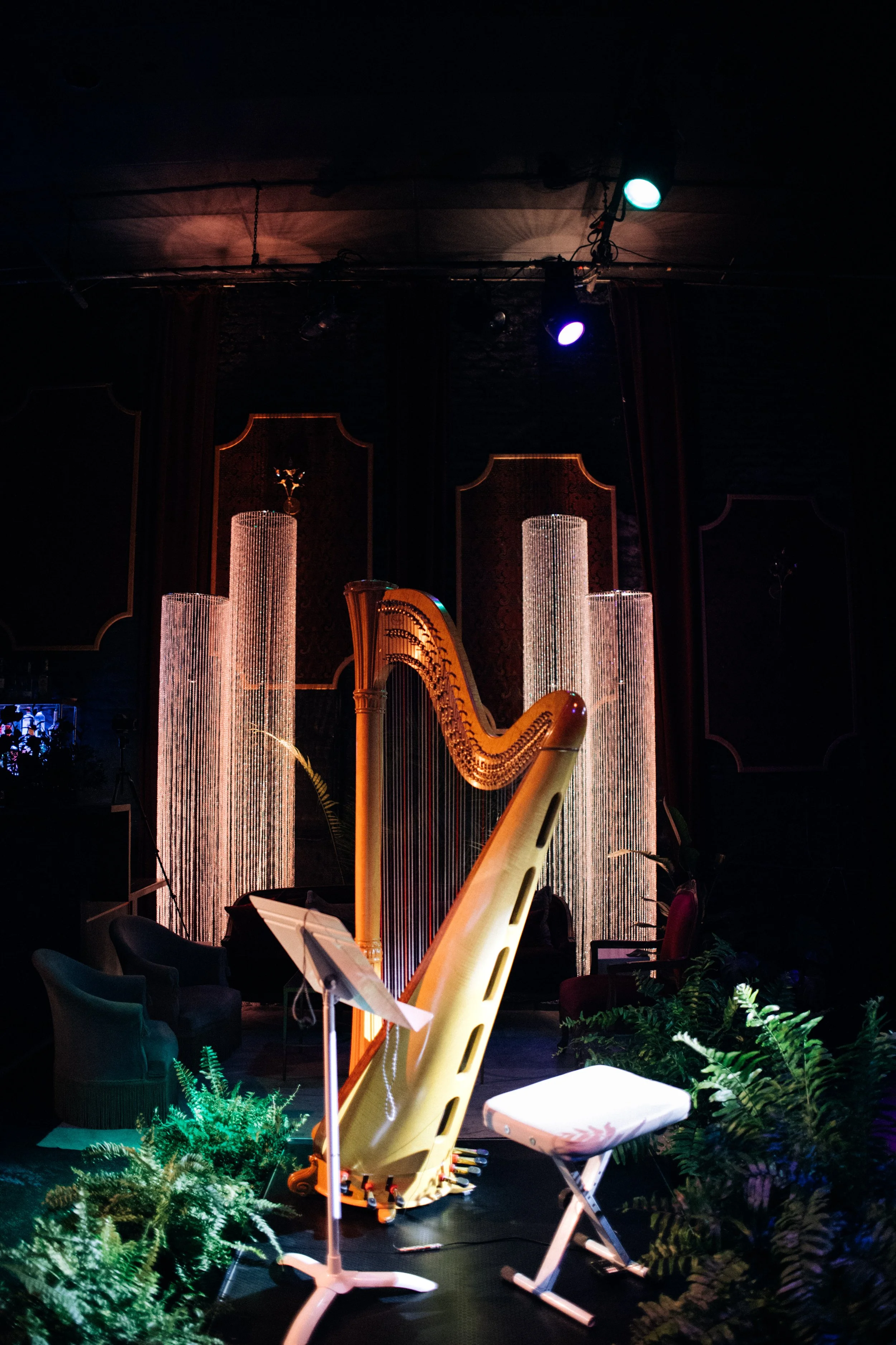 Sustainable plant rentals paired with professional event styling.