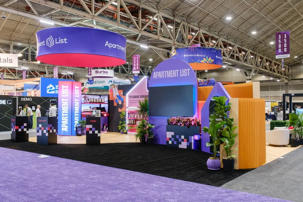 Corporate event plant rentals at the Ernest N. Morial Convention Center.