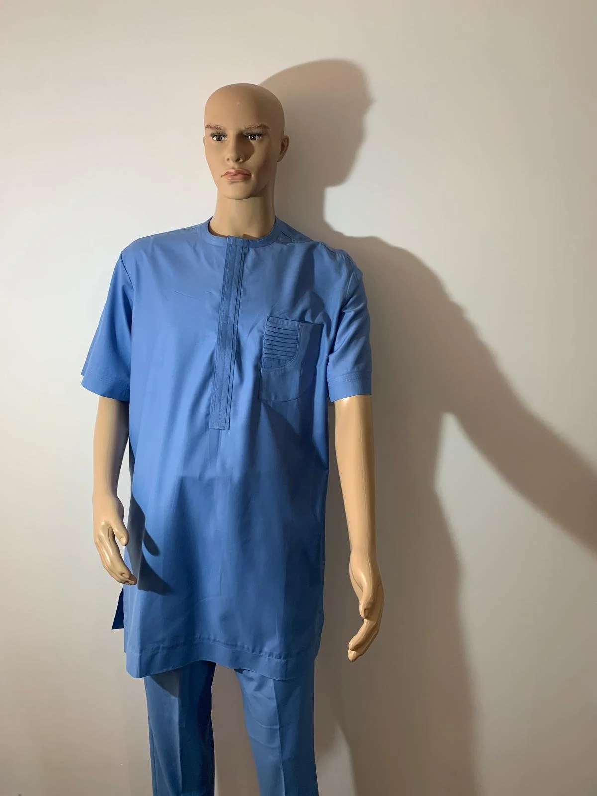 Elegant Blue Traditional Attire large size