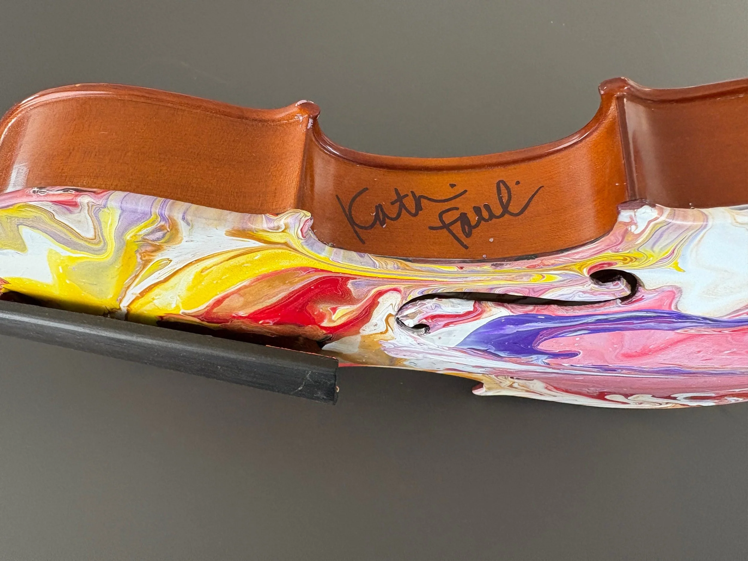 Nina violin signed by artist 