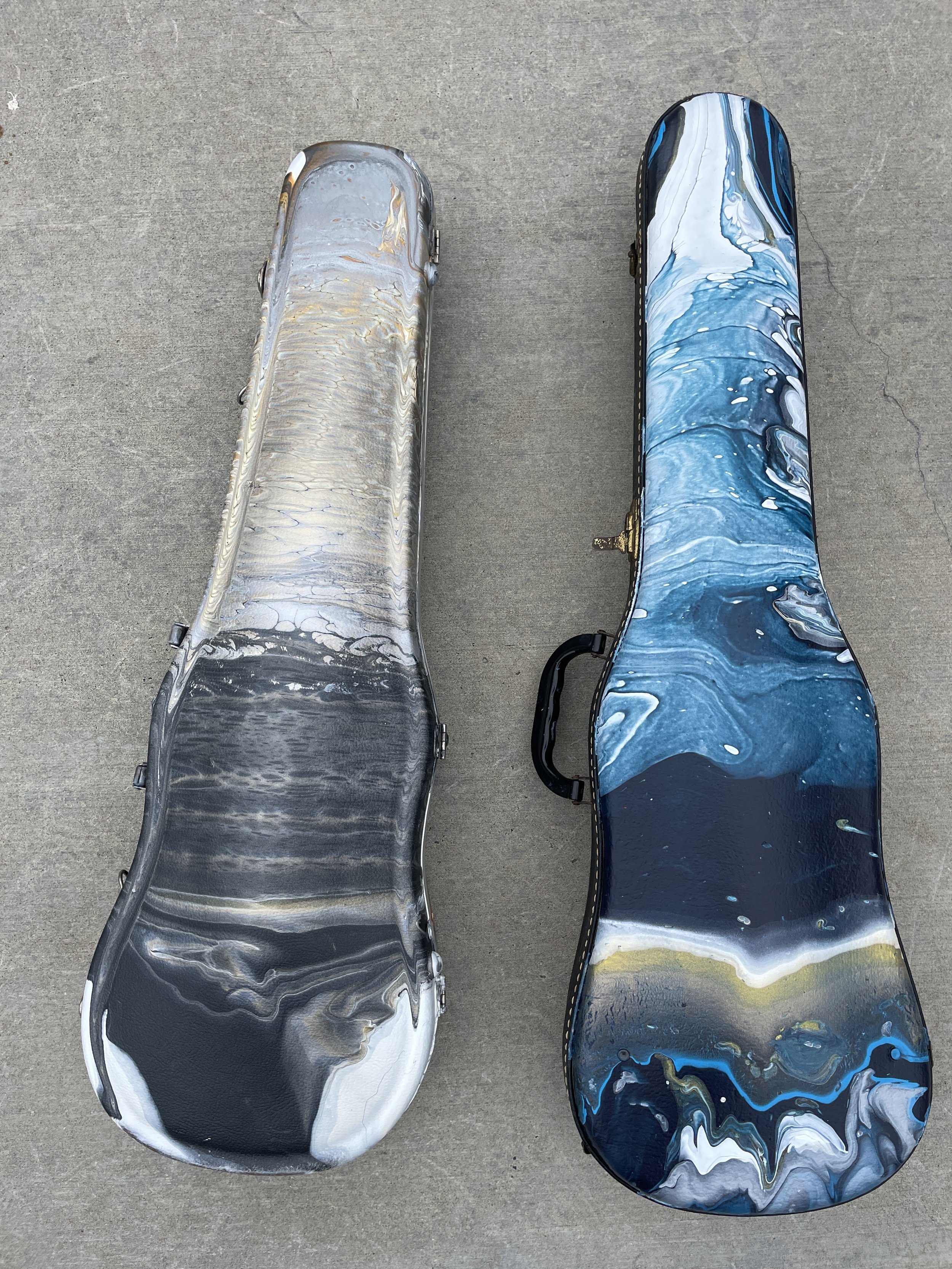 Original leather violin cases