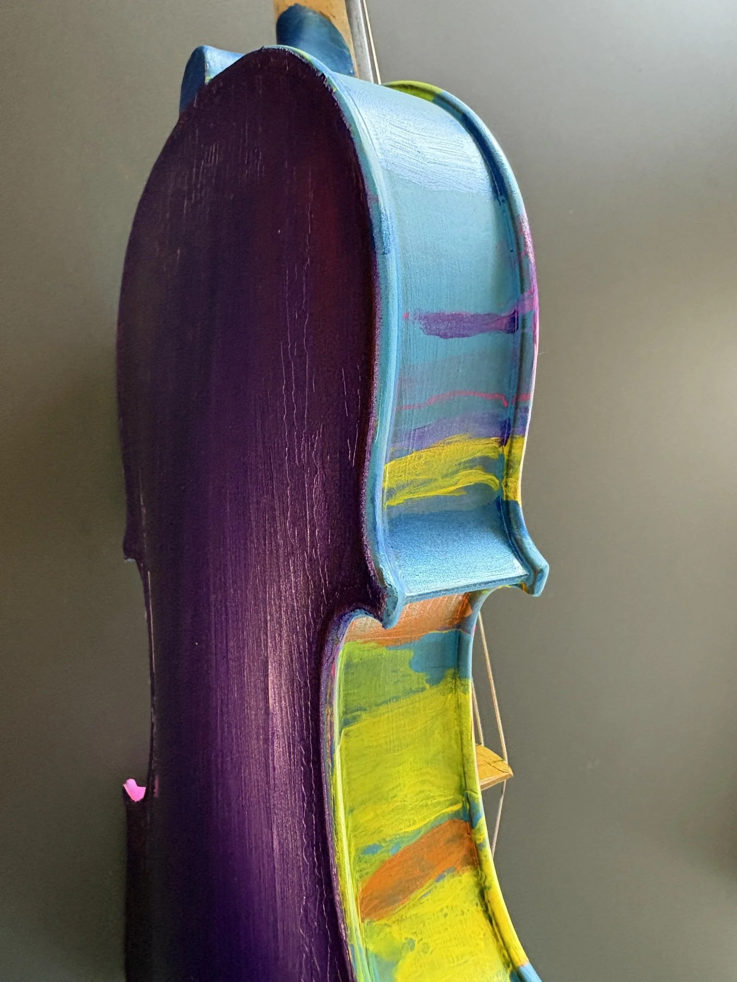 Bright Idea, metallic purple back