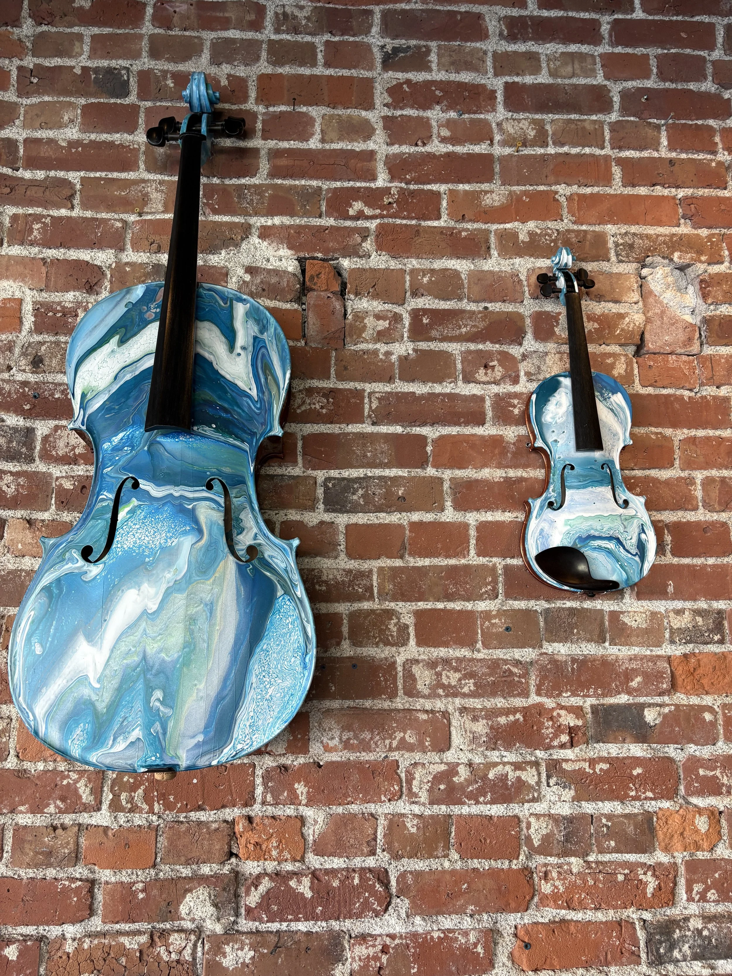 Loch Blue, 3/4 cello & Aquatic violin