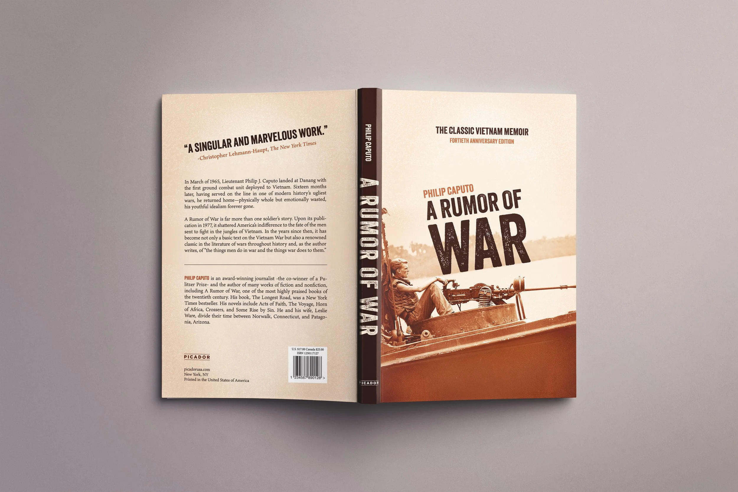 A Rumor of War Book Spread