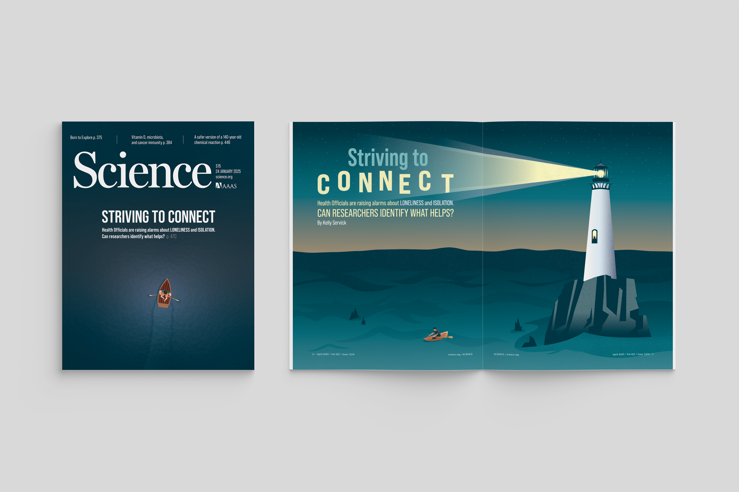Science Magazine Spreads