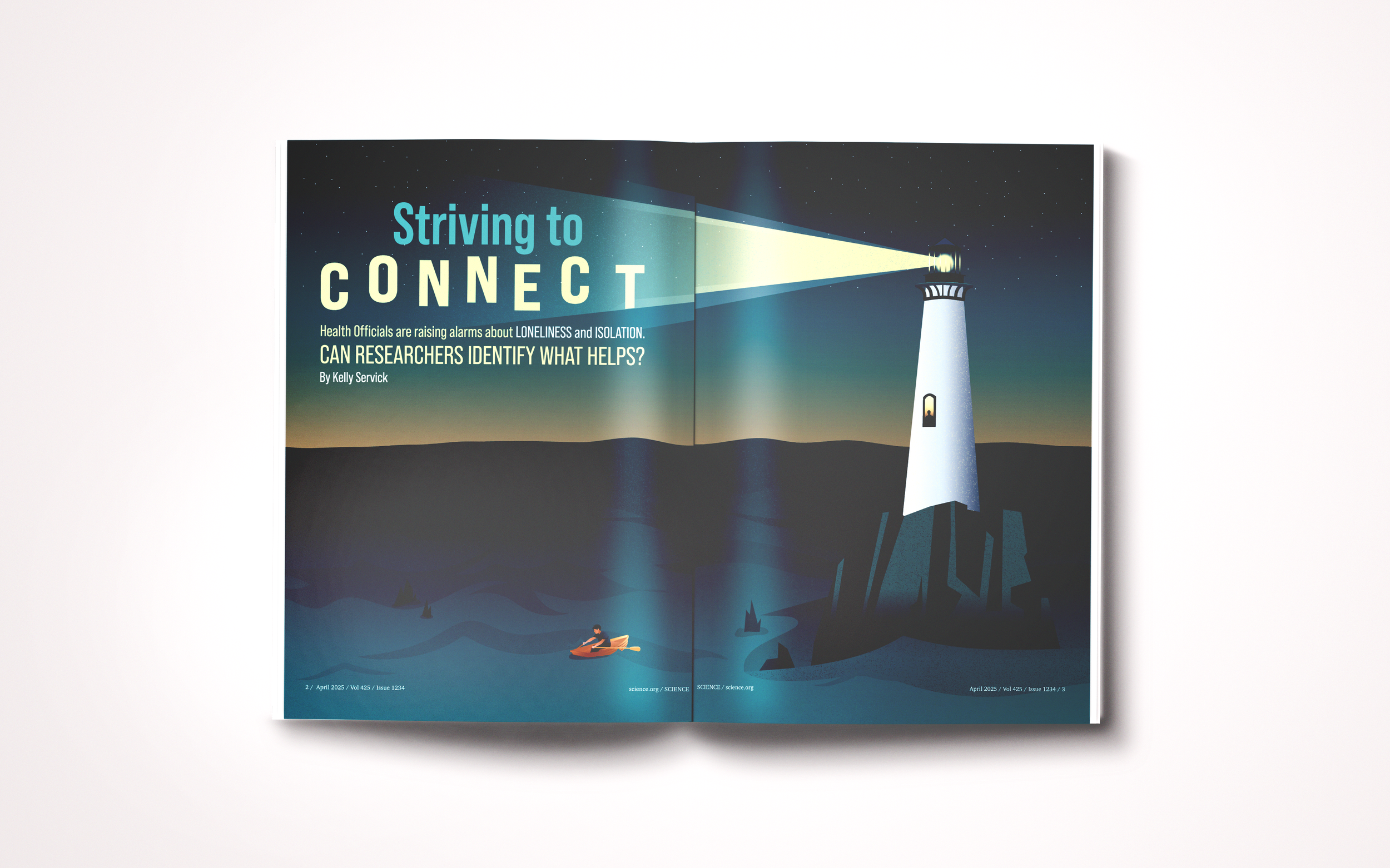 Science Magazine Spreads