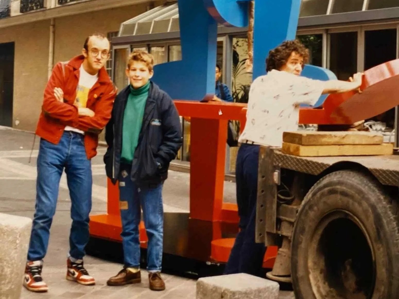  Keith Haring met David Neirings in New York. 