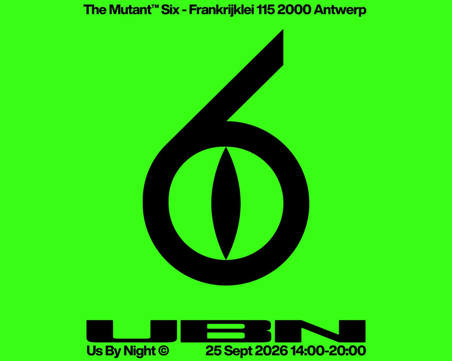 The Mutant Six with Victor Verhelst during Us By Night Festival