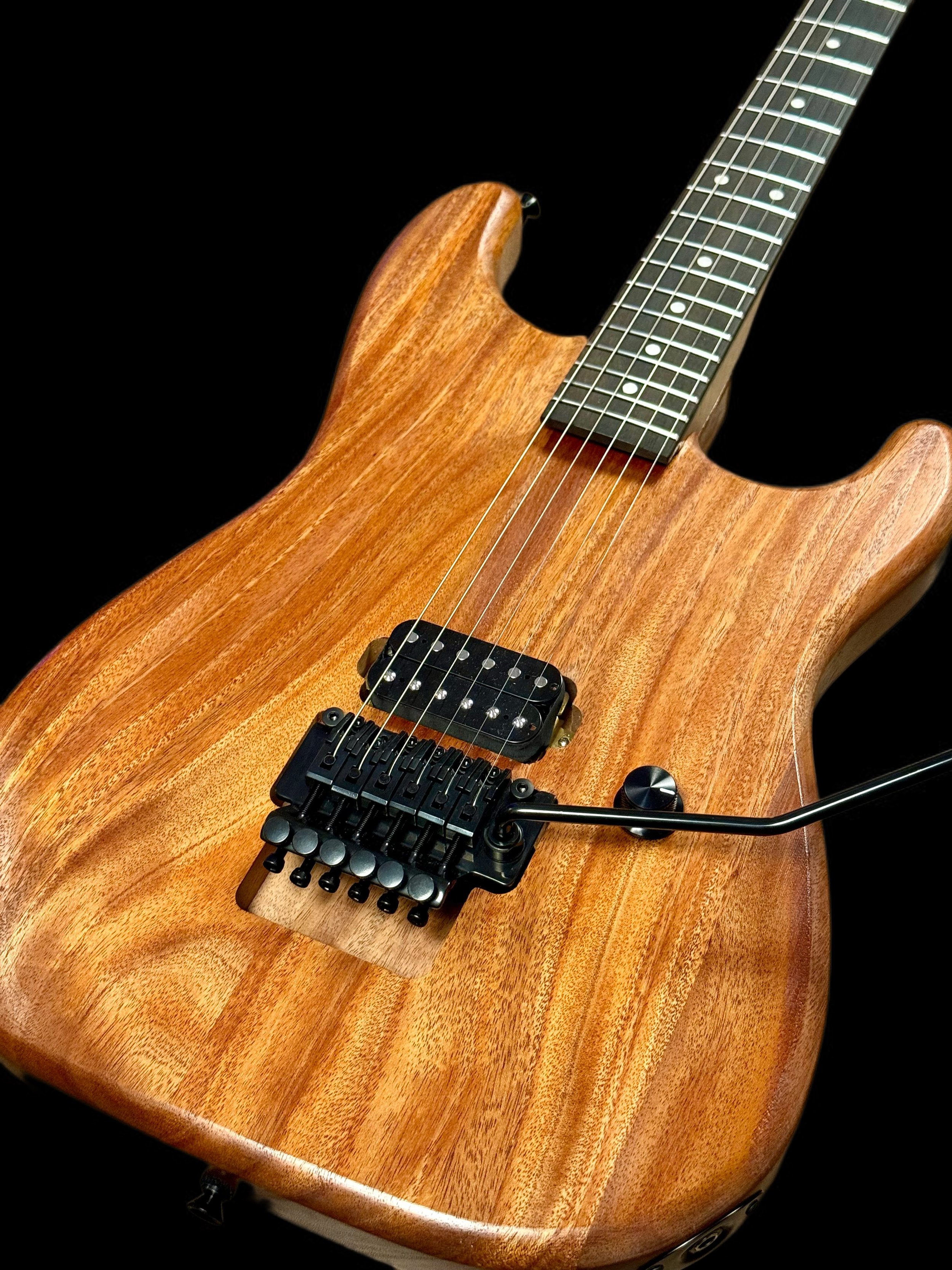 The Log - Mahogany Hot Rod SuperStrat