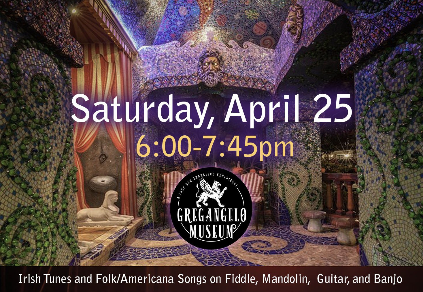 Suzuki Cady and Jimmy Murphy holding instruments