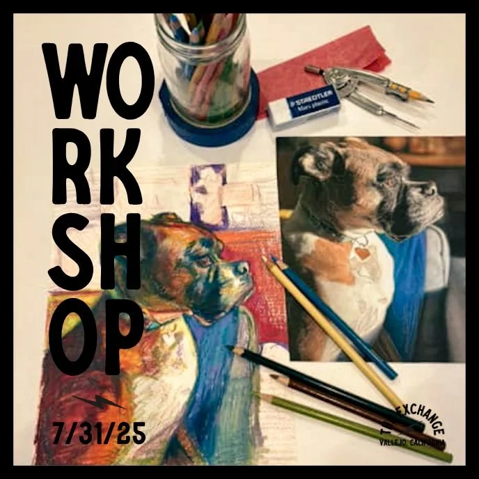 People and Pet Portraits with Colored Pencils