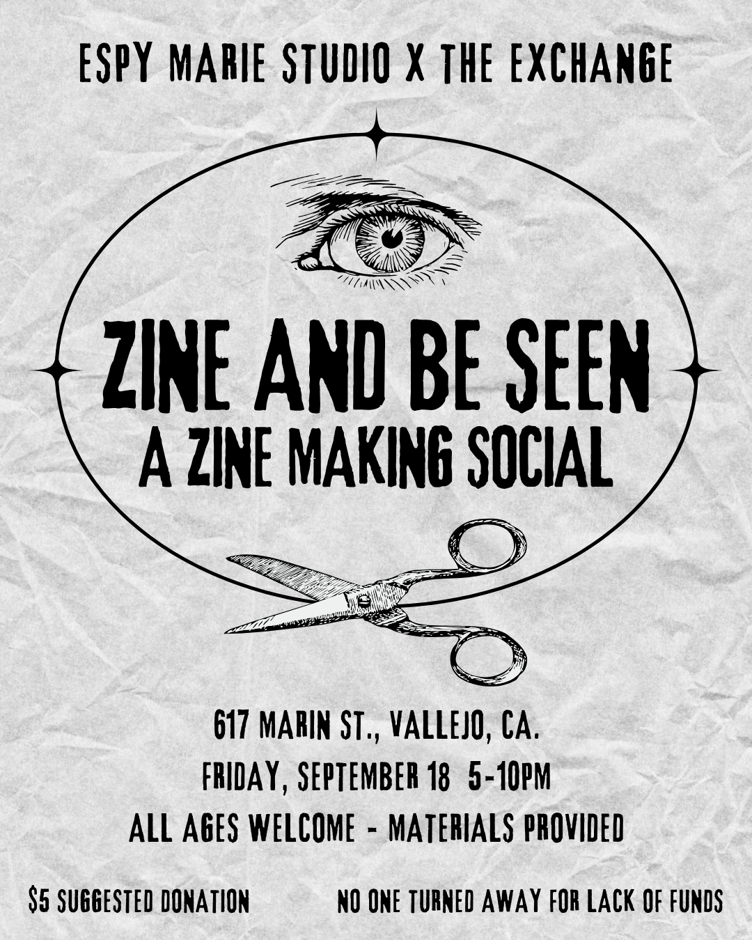 Zine and Be Seen- a Zine Making Social