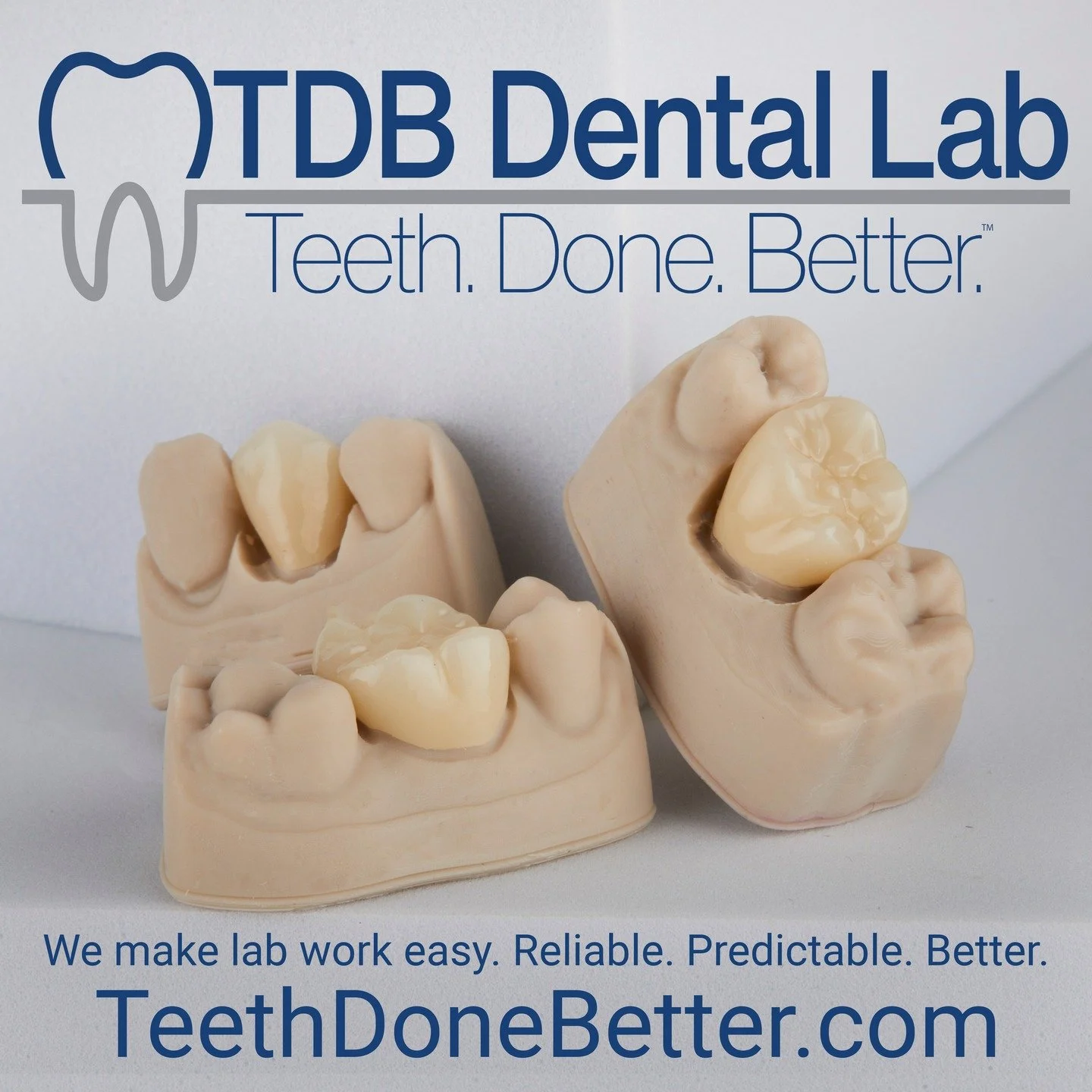 We make lab work easy. Reliable. Predictable. Better.
Because your time matters &mdash; and your patients deserve the best.

✅ On-time deliveries
✅ Consistent quality
✅ Real support when you need it
✅ A lab that actually picks up the phone
✅ Online p