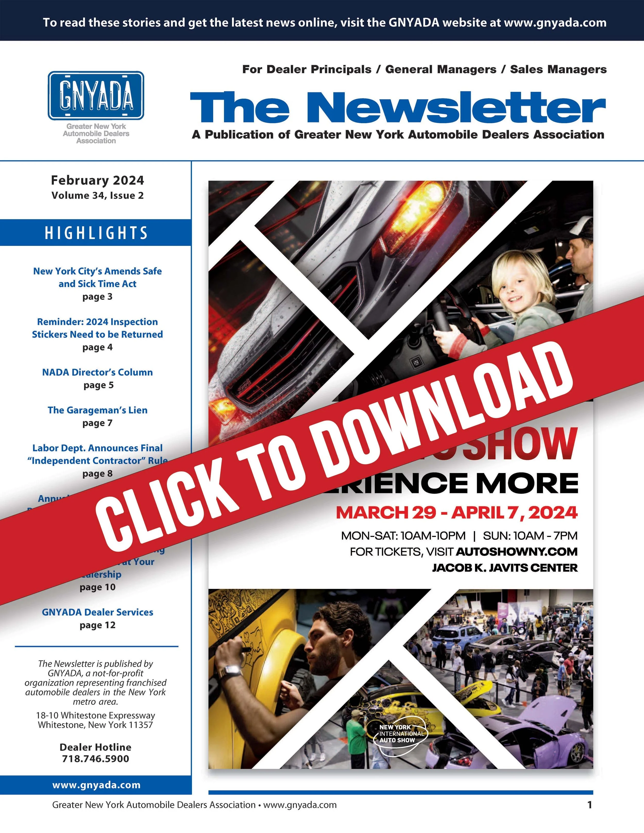 GNYADA February Newsletter