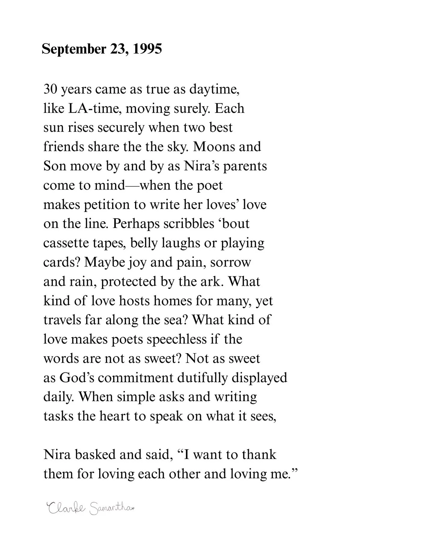 commission for my sweet girl and her sweet parents on their 30th wedding anniversary ❤️

#commissionsopen #happyanniversary #personalized #gifts #poetry #blackownedbusiness