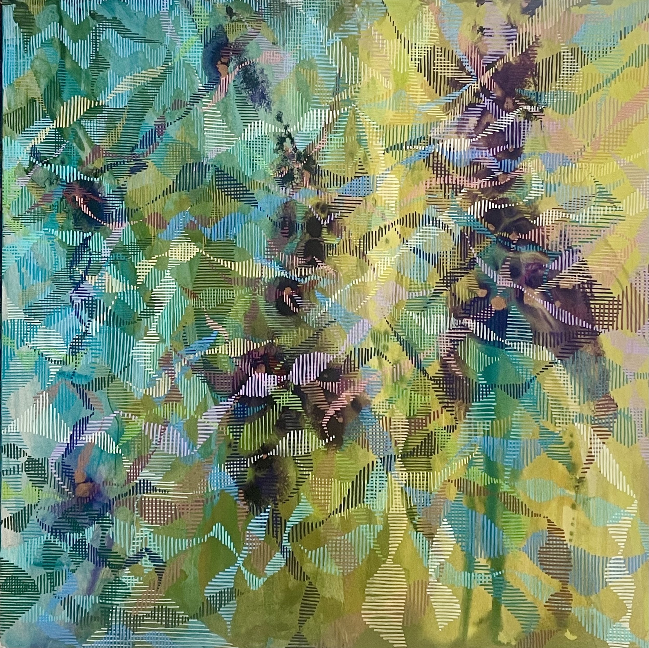 Wellspring of Joy, 2024
36" by 36" acrylic on wood panel