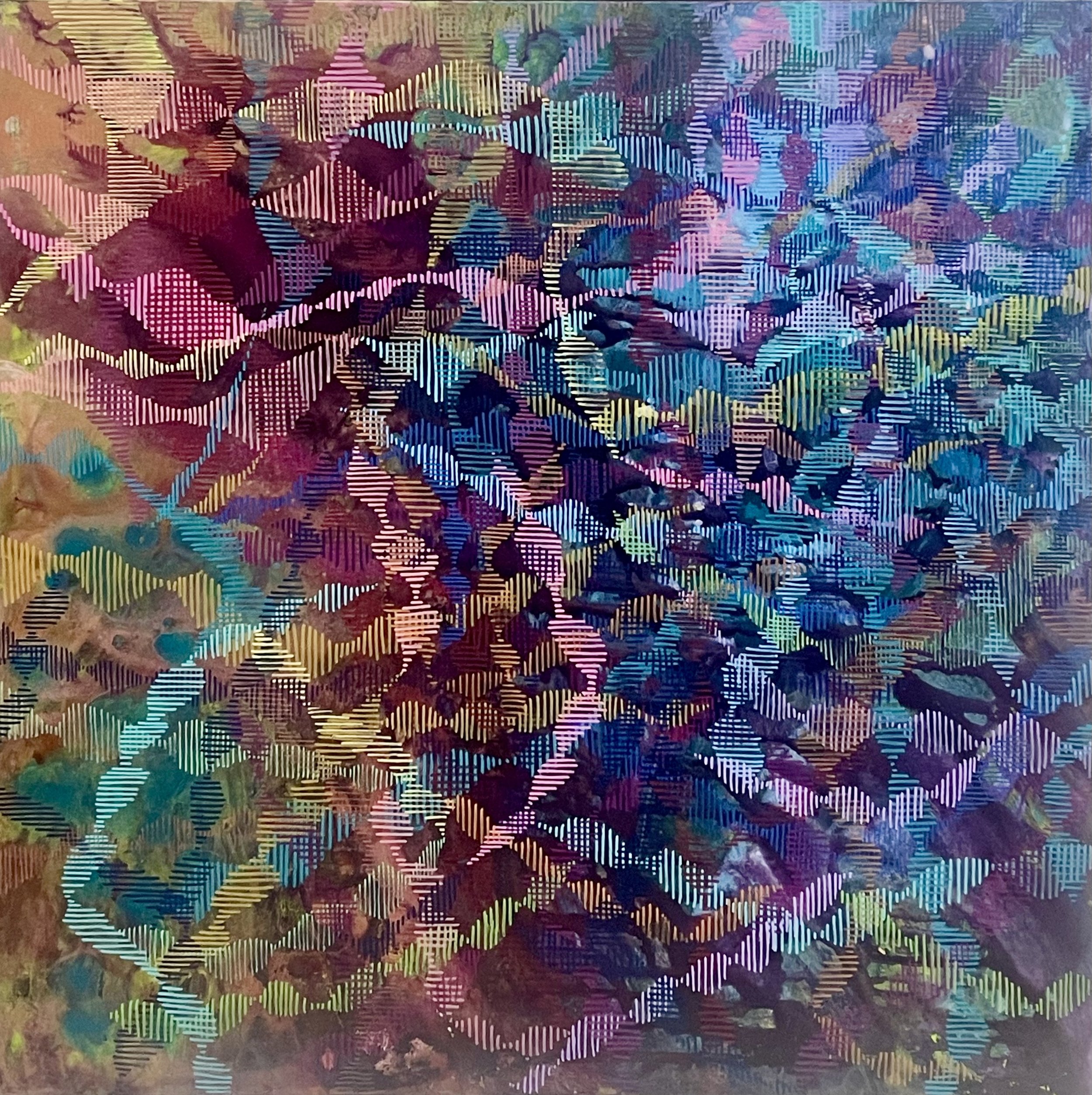 Deepest Desires, 2024
36" by 36" acrylic on wood panel