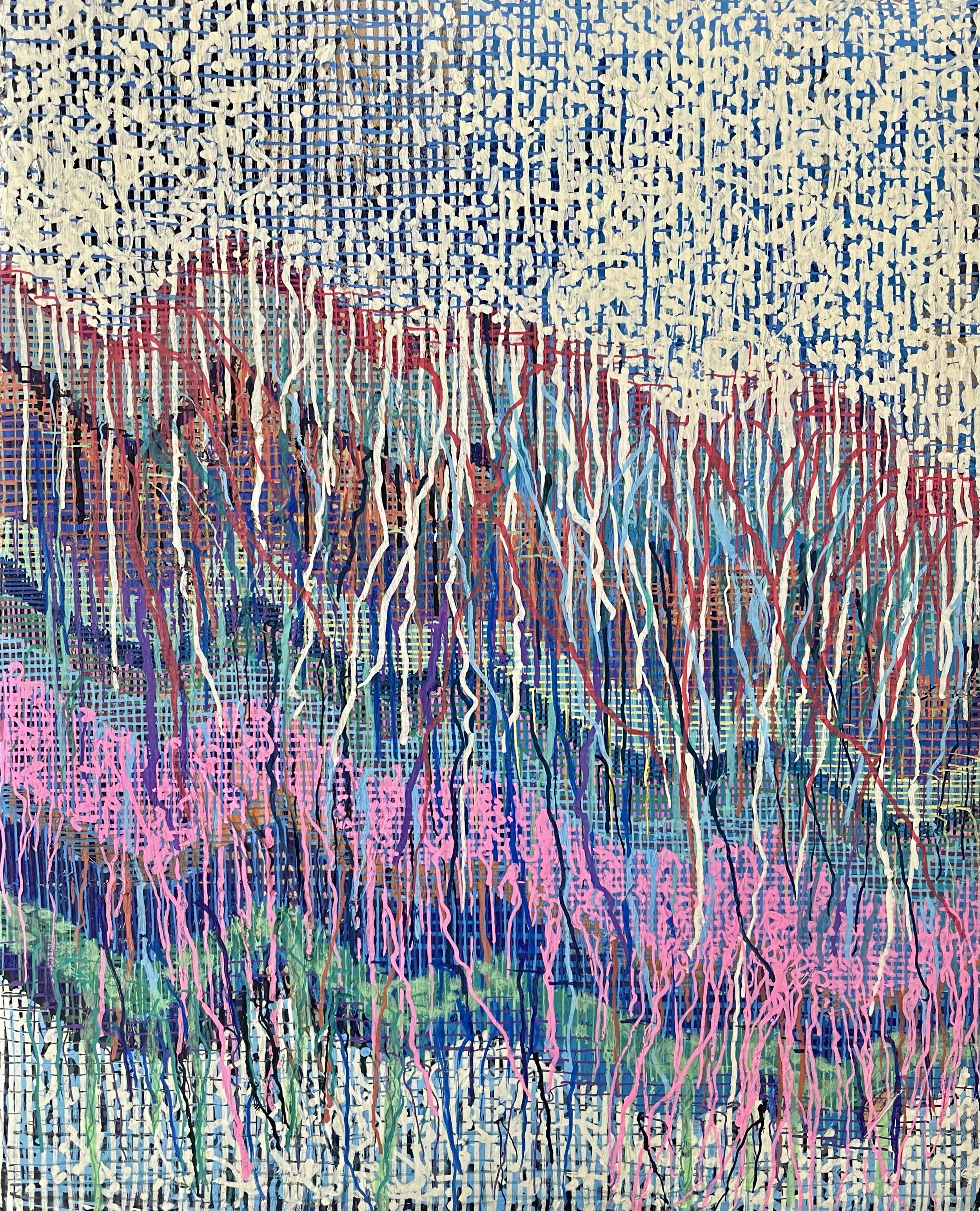 Deconstructed Devotion, 2025
Acrylic on cardboard