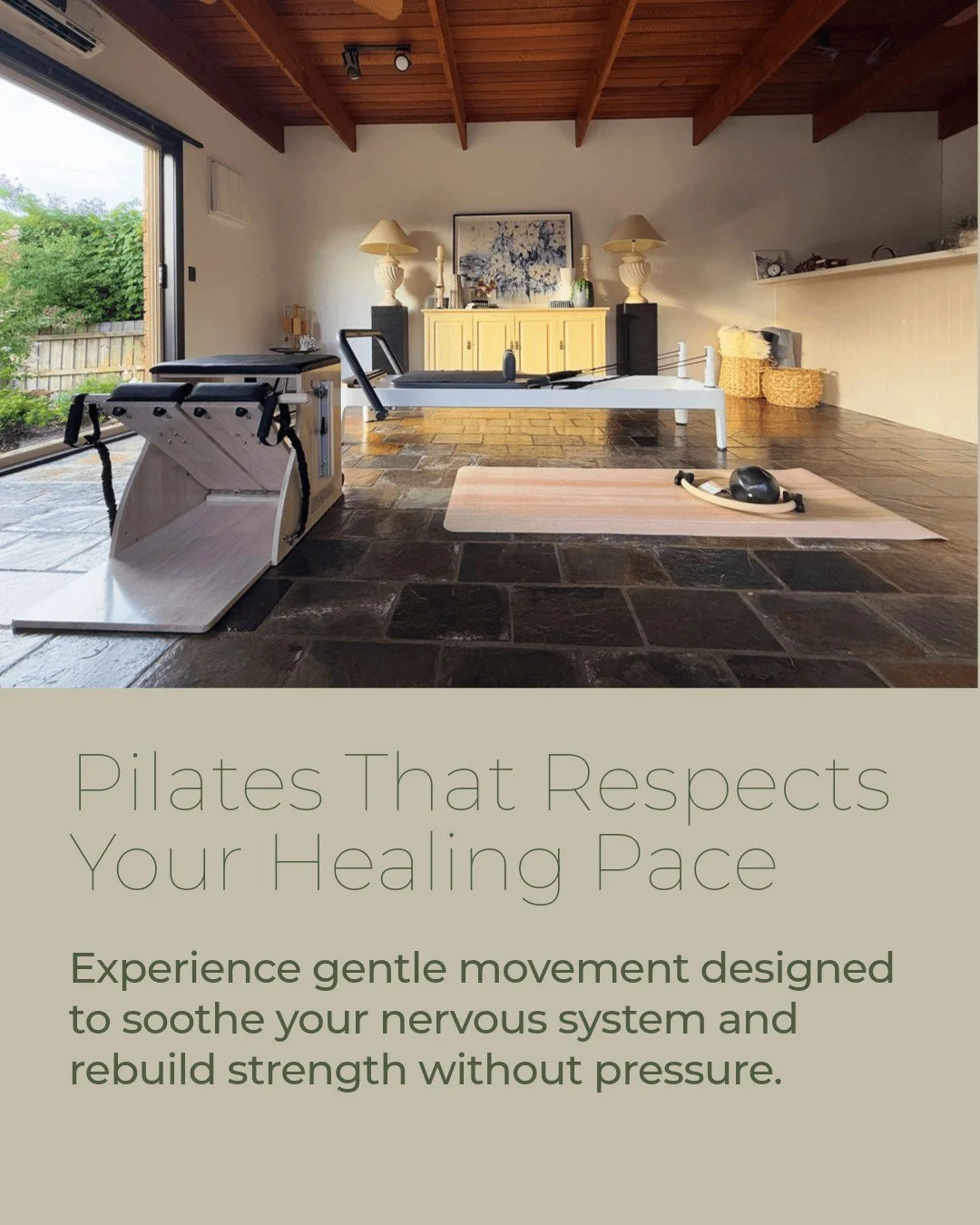 Trauma-informed Pilates offers more than gentle movement. It creates a safe space for your body to heal at its own pace.

This mindful approach recognises how past experiences affect your nervous system and physical responses. It supports you with:

