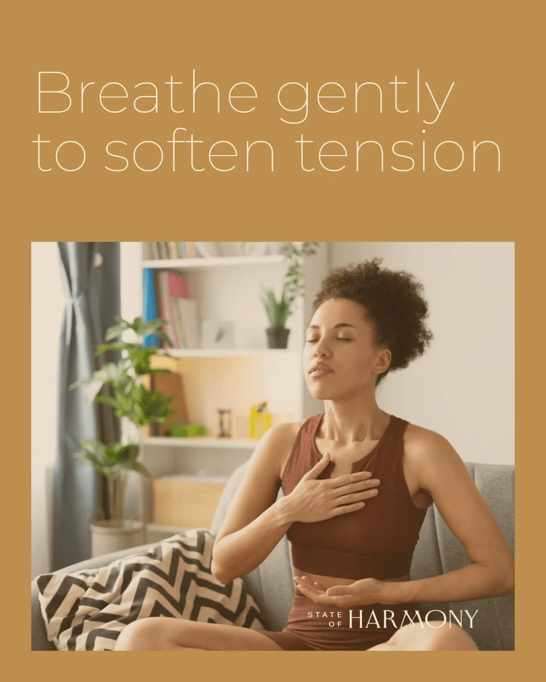Feeling overwhelmed by daily stress?

Mindful breathing can gently ease tension and reset your nervous system.

When we pause to breathe with intention, we give our body permission to soften. To release what no longer serves us.

Try this simple prac