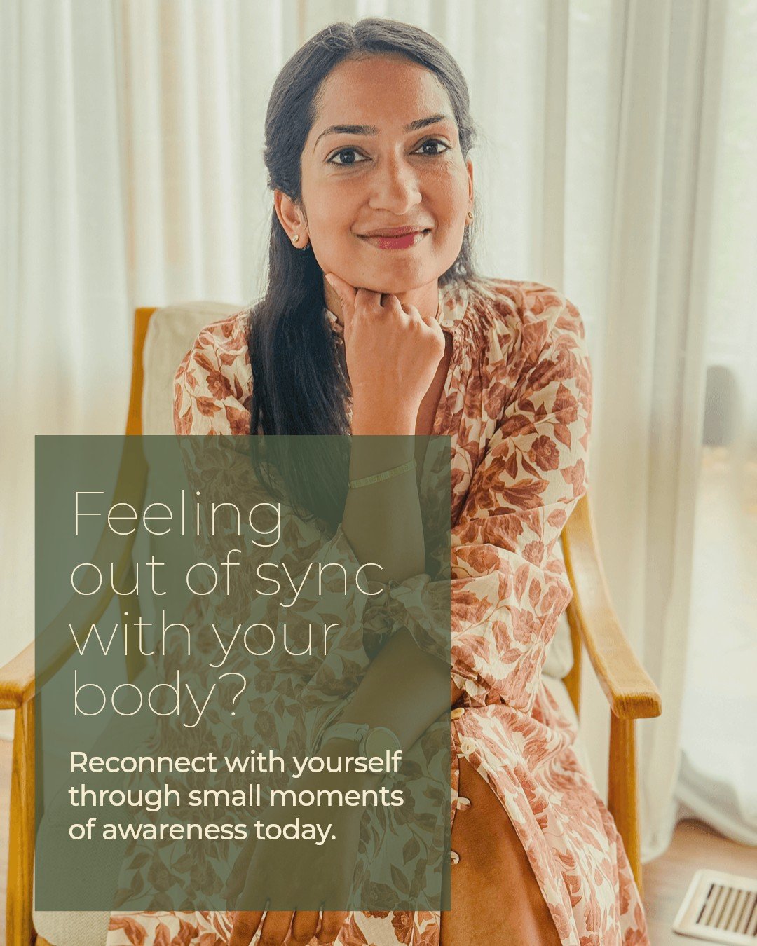 Feeling disconnected from your body lately?

Like you&rsquo;re living in your head&hellip;
running on autopilot&hellip;
pushing through the day without really being here?

You&rsquo;re not alone.
So many of us learned to leave the body when things fe