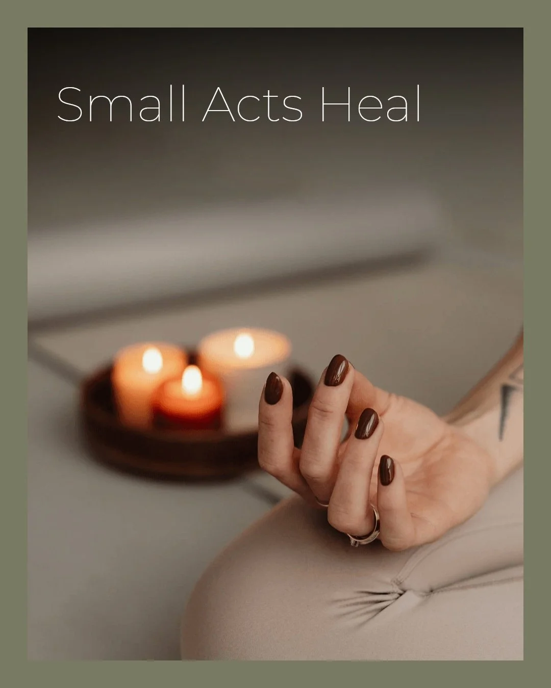 You've just come through February's rush - now it's time to honour your needs with a personal ritual of self-compassion.

This isn't about grand gestures. It's the small, gentle acts that reconnect you to yourself and bring calm after the busy-ness.
