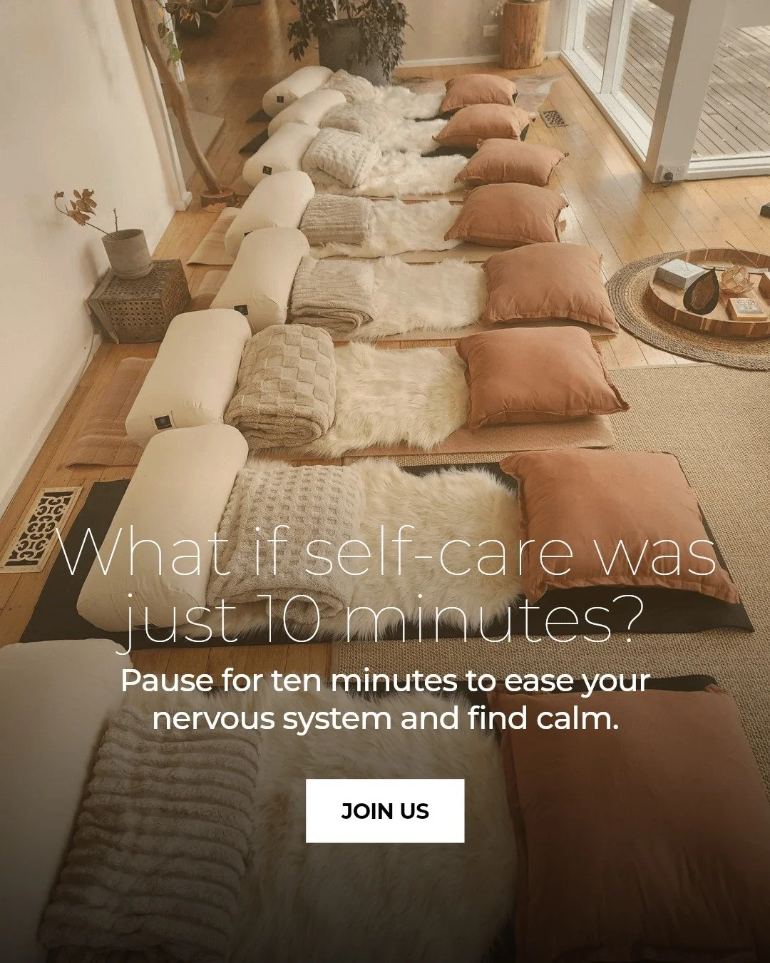 In the rush of your busy week, gentle self-care often feels like a luxury. But what if it became a simple pause instead?

Try carving out just 10 minutes: a mindful breath, a slow stretch, or a quiet moment with your senses. These small pauses nurtur