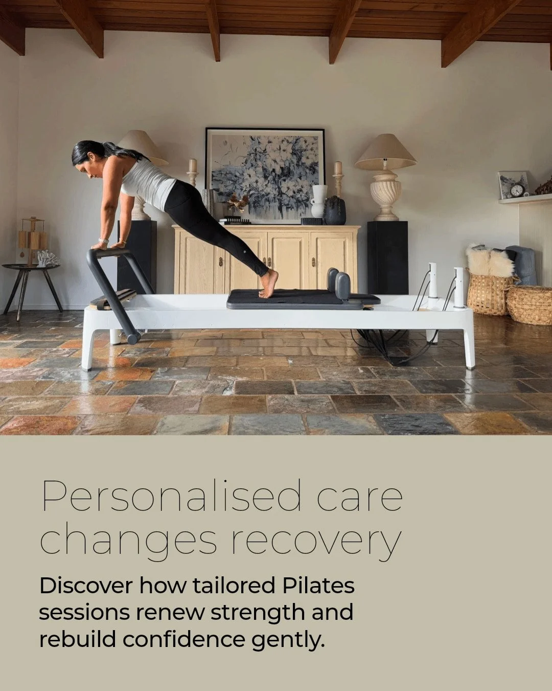 Have you ever wondered how personalised care aids recovery?

At State of Harmony, we've witnessed inspiring stories of healing through 1:1 Clinical Pilates. One client, recovering from a persistent shoulder injury, found renewed strength and mobility