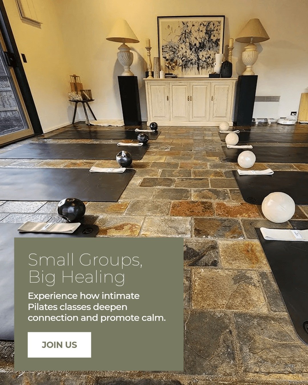 Why do small Pilates groups feel so healing?

In intimate classes, connection deepens naturally. Shared movement and mindful presence create a gentle space where community and healing grow hand in hand.

Have you experienced this kind of connection i