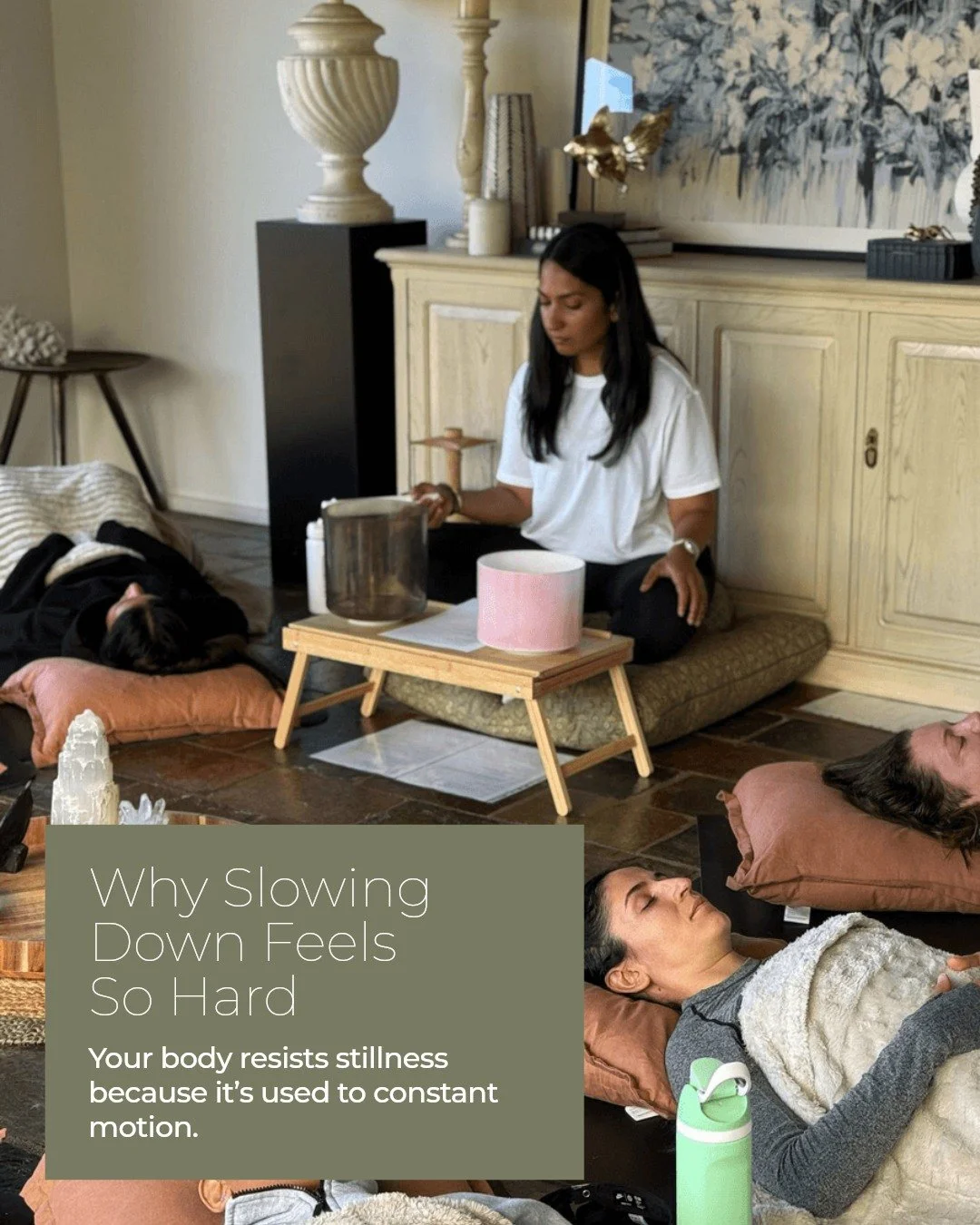 Slowing down can feel uncomfortable at first.

Not because it&rsquo;s wrong&hellip; but because so many of us have become used to constant motion, constant stimulation, constant doing.

Sometimes when we finally pause, we begin to notice just how muc