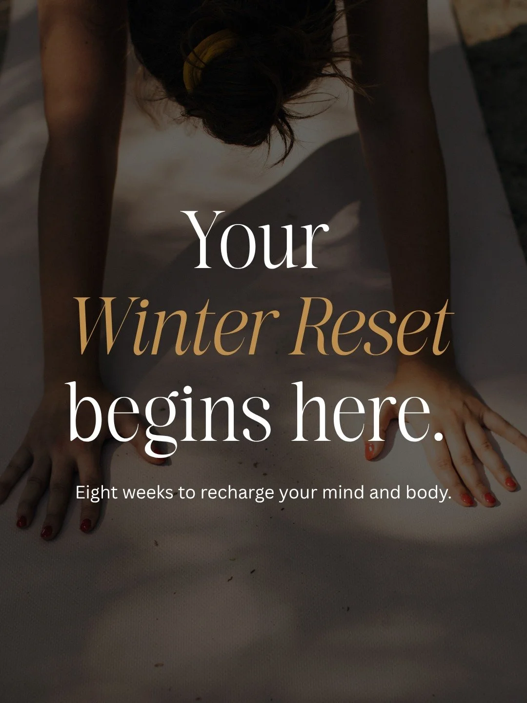 Week one of Winter Reset starts today 🤍

Right now, a community of people are choosing to show up for themselves this winter, committing to just one class a week, whether that's the stillness of meditation or the strength of pilates, as a simple way