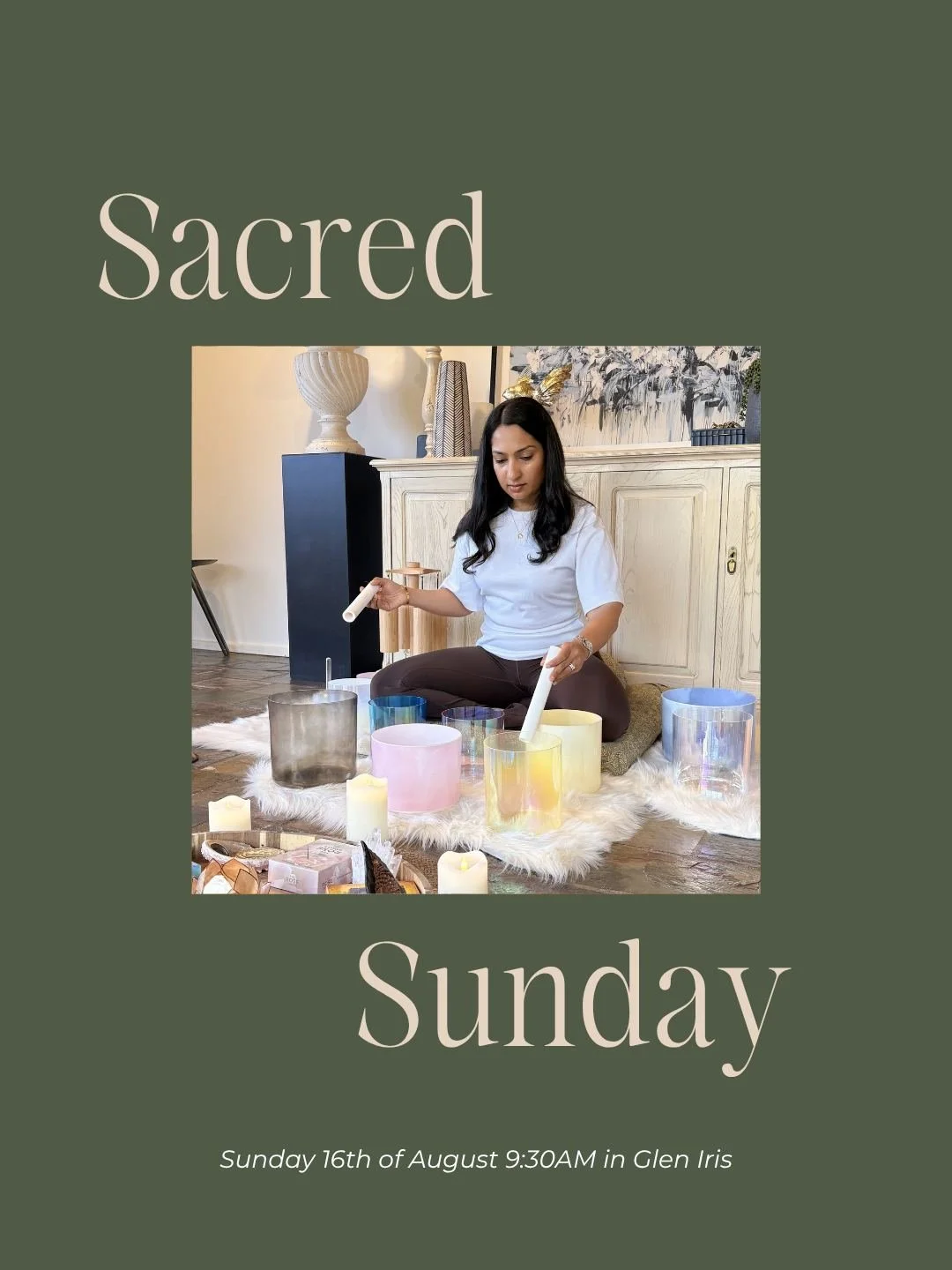 Some mornings, the kindest thing you can do is slow right down and let yourself be held for a little while.

That is Sacred Sunday. A gentle morning to step out of the busyness and meet yourself with a little more care. We begin with mindful movement