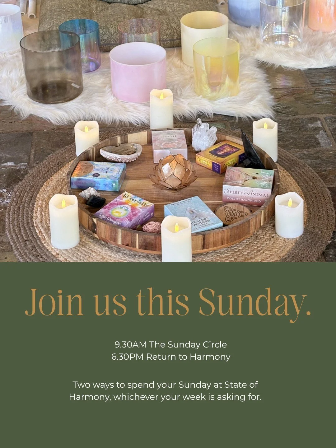 There are two kinds of tired that show up by the time Sunday comes around. The kind that wants to be met gently in the morning, and the kind that wants to be set down quietly by evening.

I'm holding a space for both. You do not need any experience f