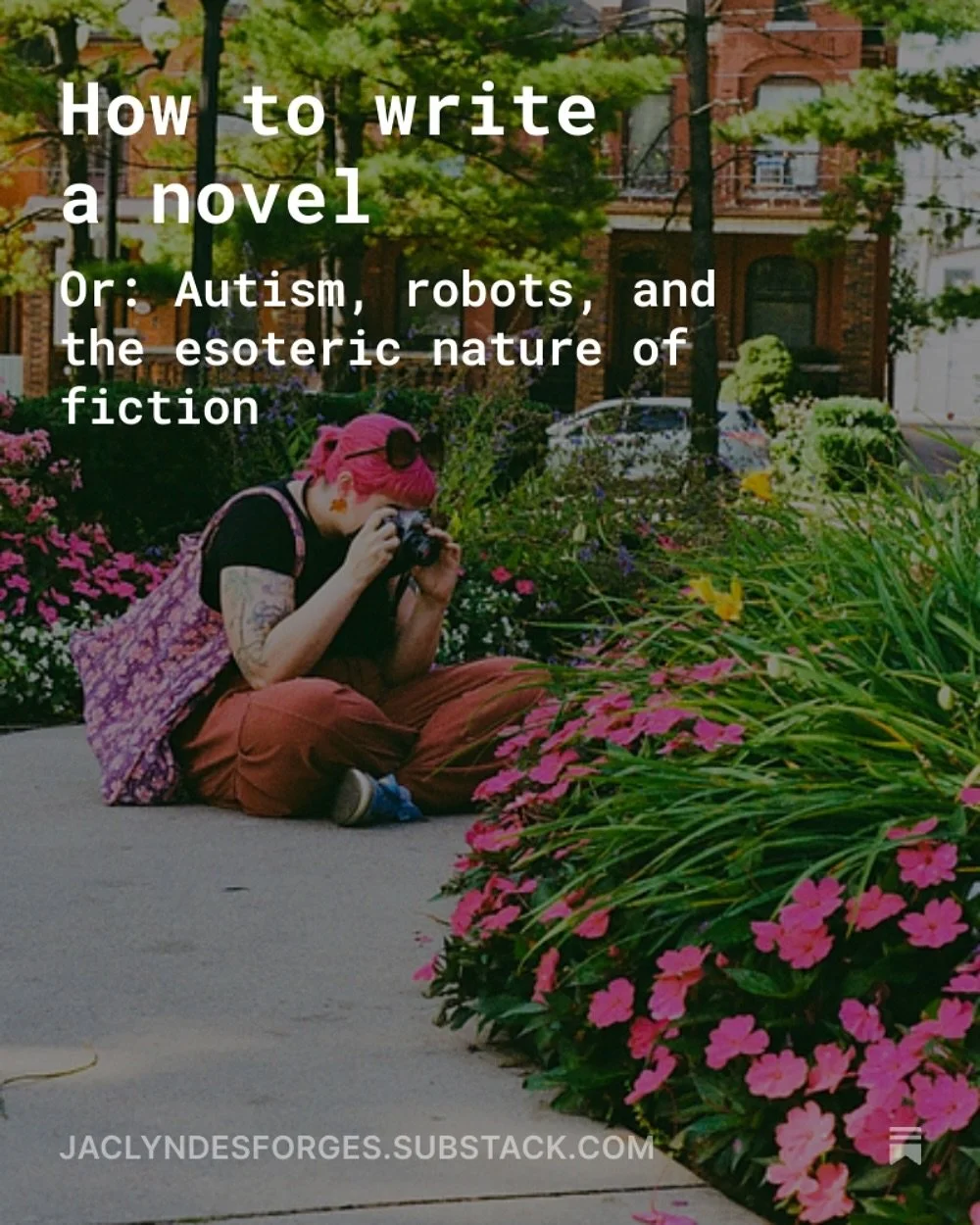 How to write a novel or: autism, robots, and the esoteric nature of fiction. Link with my links in my bio thingy. 📷 by @jbwoodworx