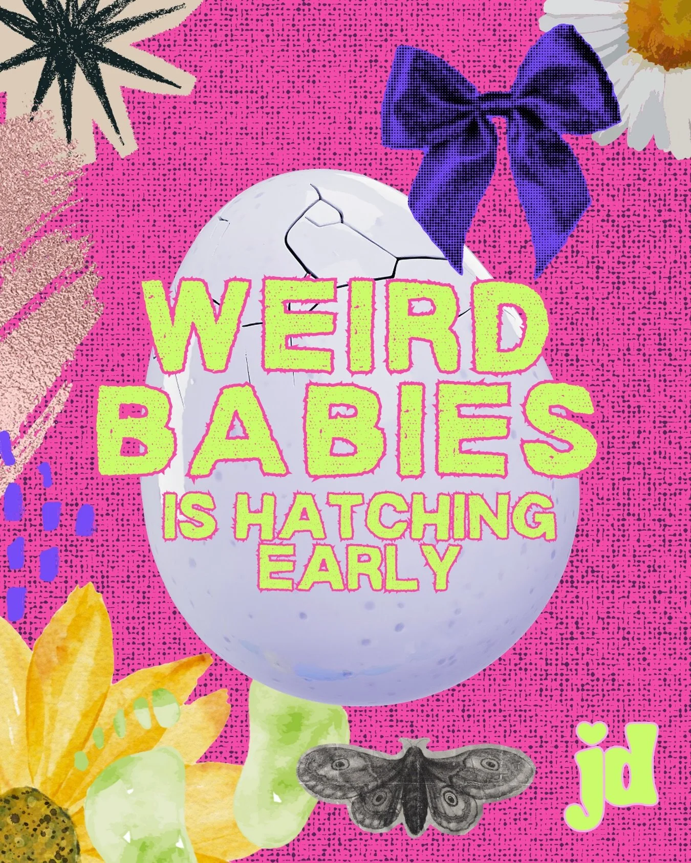 Weird Babies is hatching early!

We were slotted for release in fall 2026, but we&rsquo;ll now be celebrating the launch of Weird Babies come April 2026. 

Pre-orders are open! Link in my bio.

.
#weirdbabies #shortstories #canadianauthors #canadianw