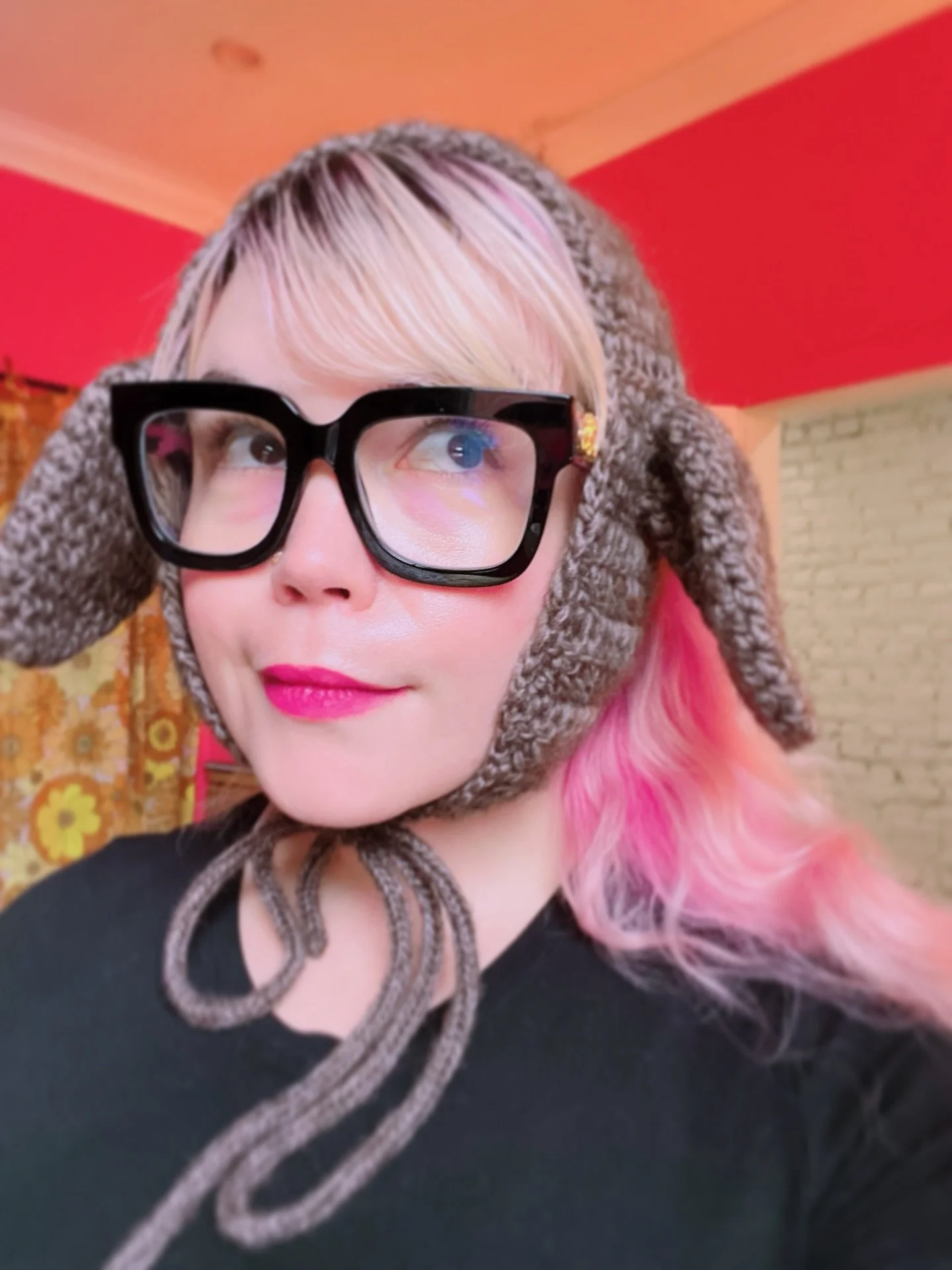 Dan got me an early Christmas present and I am now some form of floppy dog or sheep