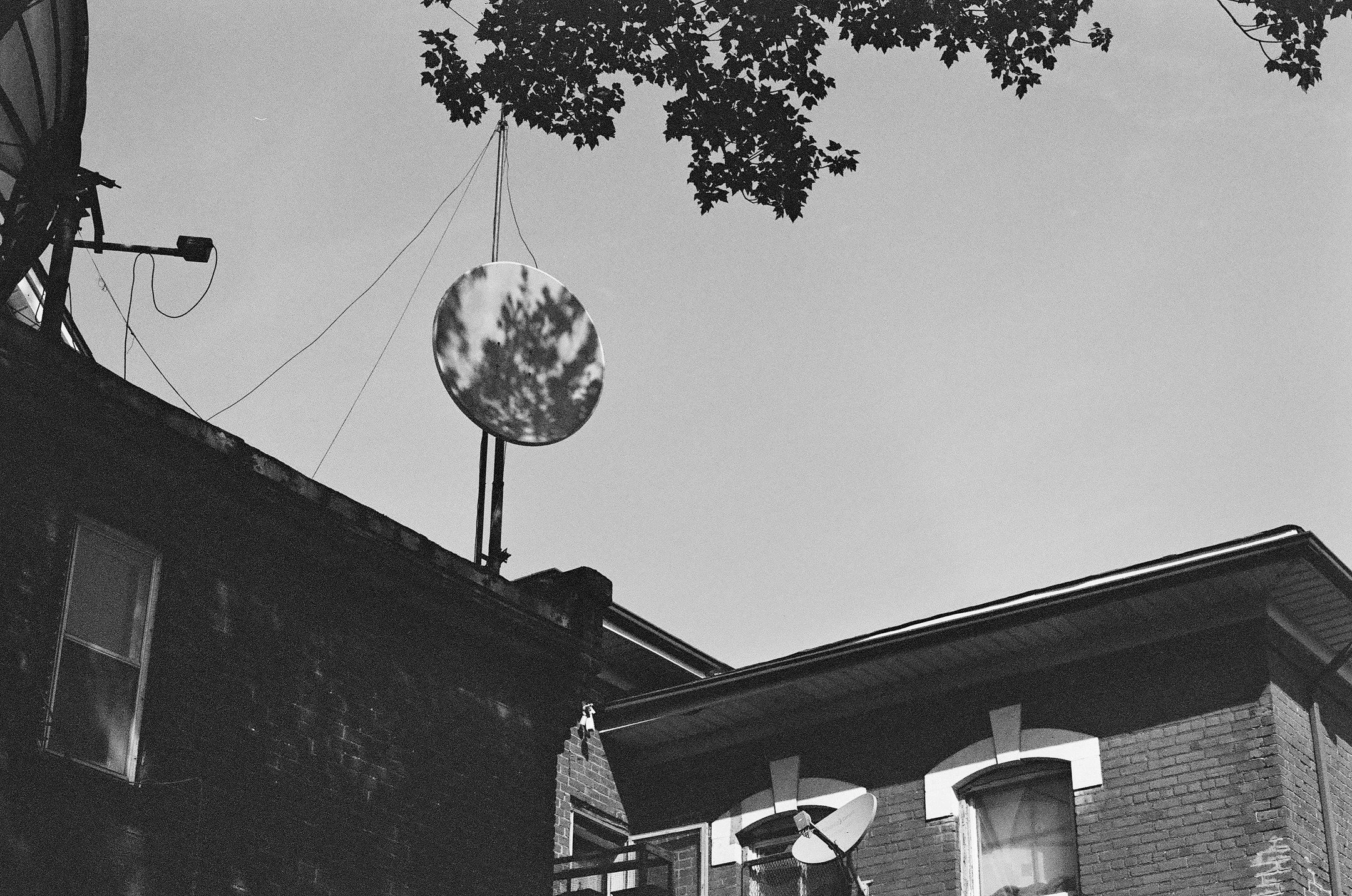 Fave shots from my two most recent rolls of film. B&amp;W taken with my Spotmatic and colour with my Pentax 17. The satellite/moon photo is maybe my favourite picture I've ever taken. Portrait shots TK