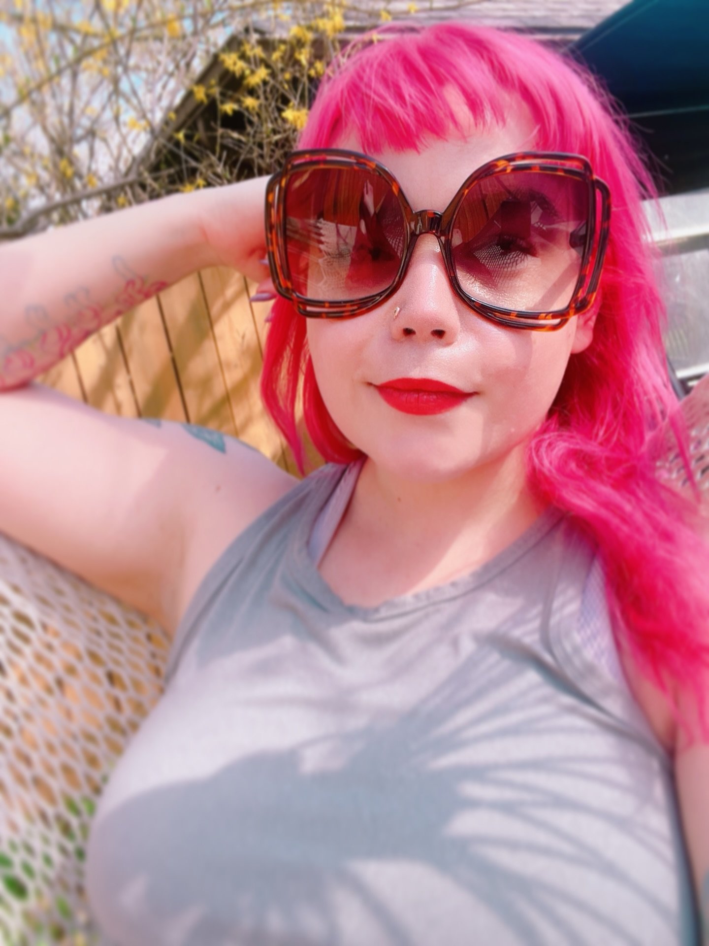 First backyard day in the new house!