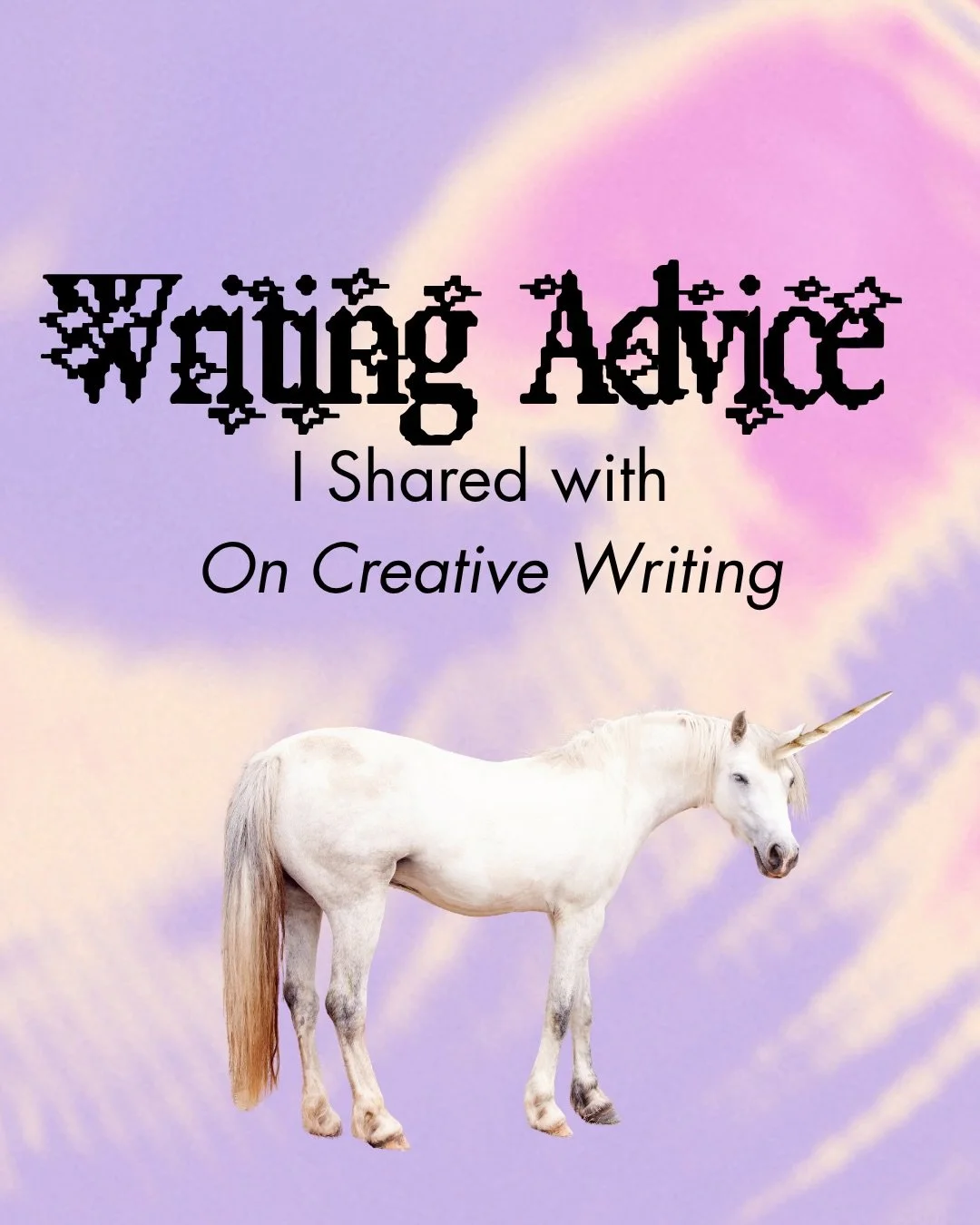 I&rsquo;m so delighted that @on_creative_writing interviewed me about my practice. They asked me what advice I would give to writers &mdash; here&rsquo;s what I shared!

Check out the rest of the interview at the On Creative Writing site (comment and