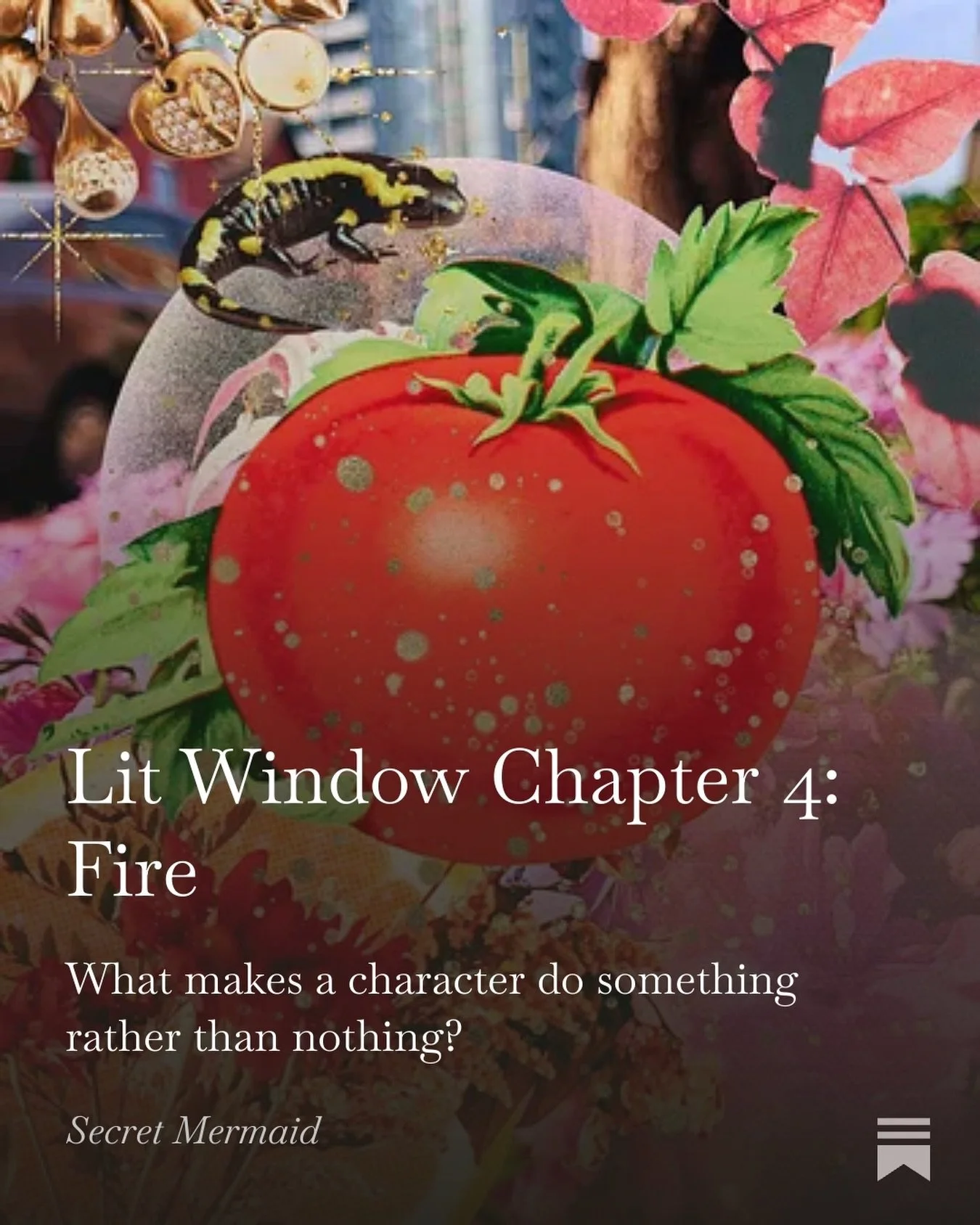What makes a character do something rather than nothing? In this chapter of Lit Window, we&rsquo;re going to explore the element of fire. 🔥 

This post is part of Lit Window, an ongoing esoteric writing course I&rsquo;m creating for free on Substack