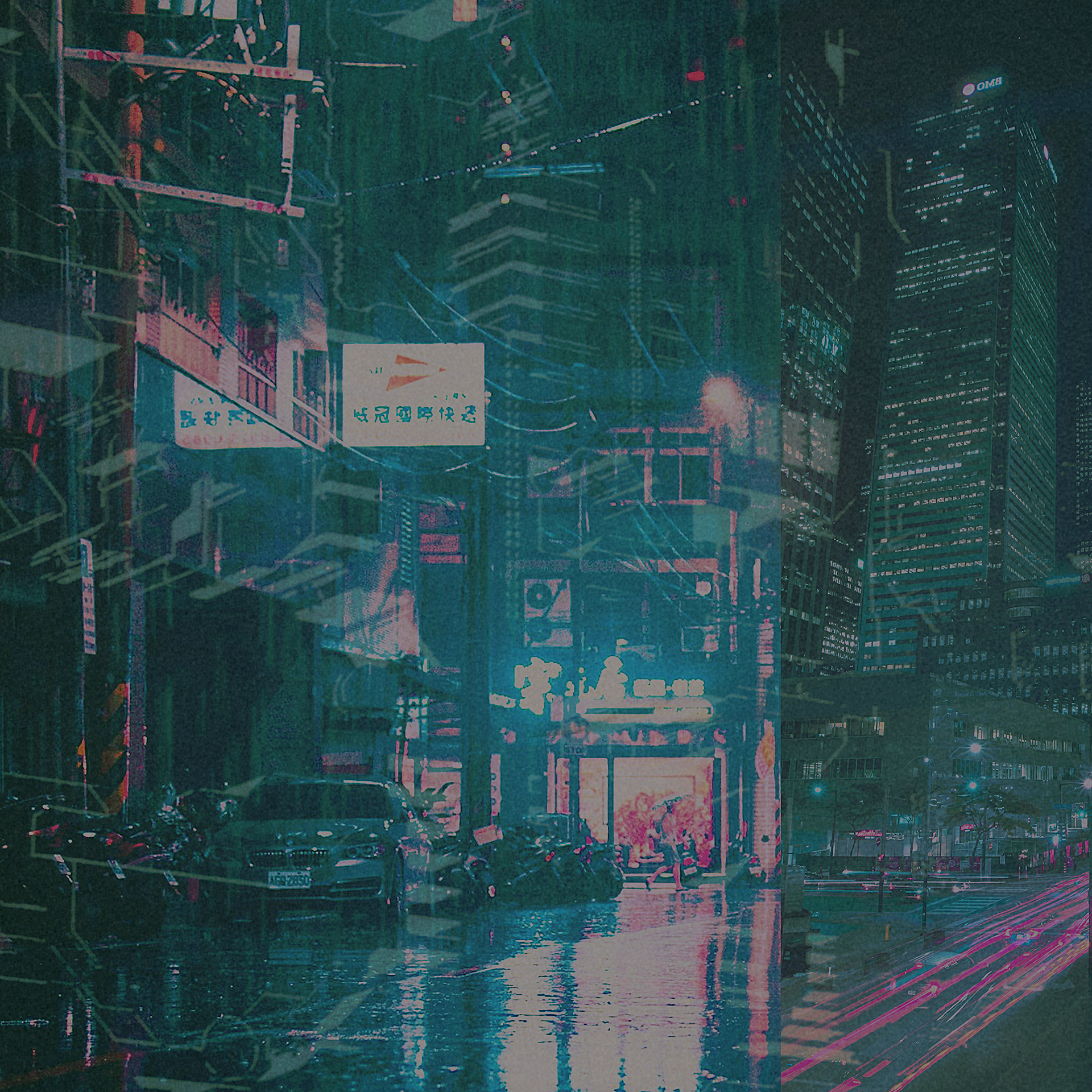 "neon:; urban fabric."