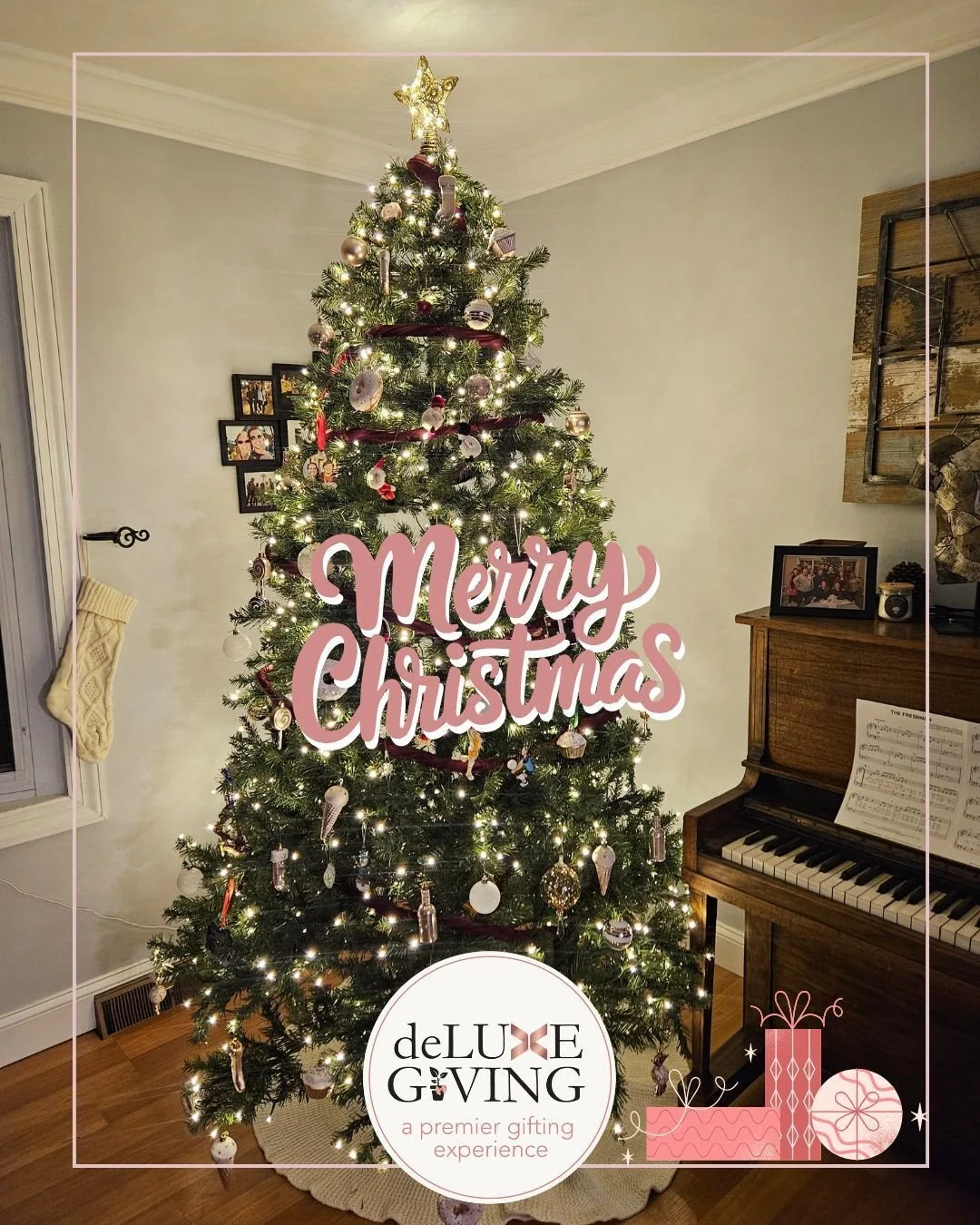 Merry Christmas and Happy Holidays from Deluxe Giving.

I hope you get a little rest, a little joy, and time with the people who matter most.
Grateful for every client, partner, and friend who trusted me with their gifting this year.

Here&rsquo;s to