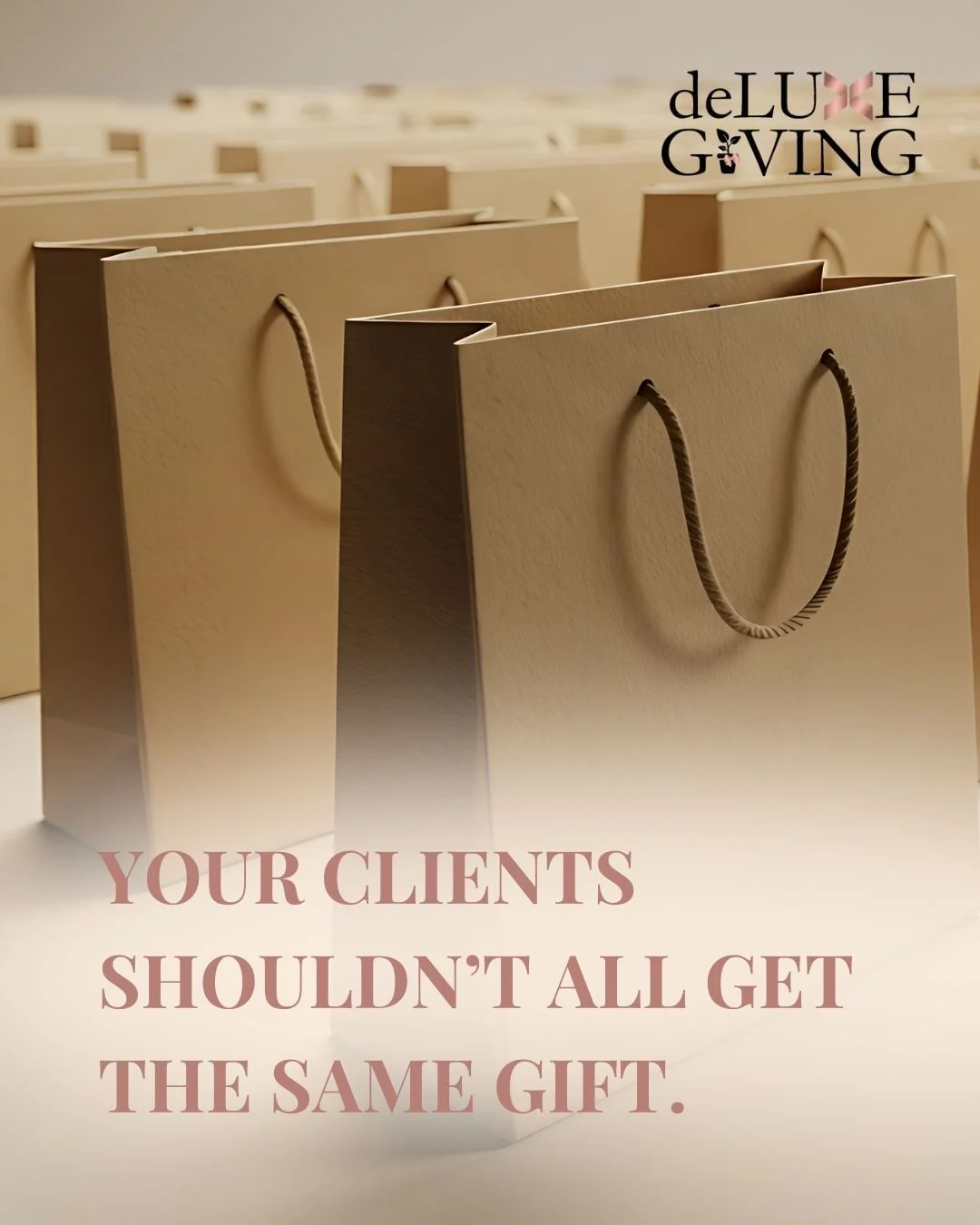 They&rsquo;re not the same people.

I help you choose gifts that fit the person, the moment, and the message you want to send. 

Thoughtfulness scales when you have someone doing it with you. 

Let me take gifting off your plate next year, let's conn