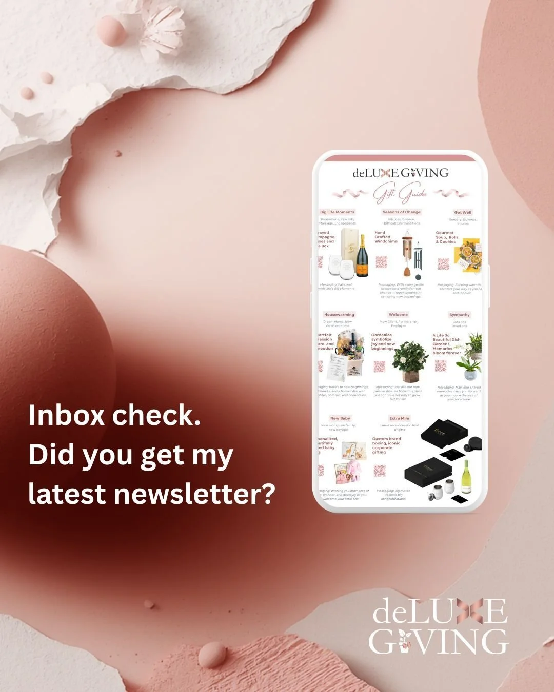 I sent out a brand-new 𝐆𝐢𝐟𝐭𝐢𝐧𝐠 𝐆𝐮𝐢𝐝𝐞 built for real life and busy weeks. It&rsquo;s full of gift ideas for the moments that actually come up, plus QR codes so you can scan and go straight to the item without hunting around.

If you&rsquo;