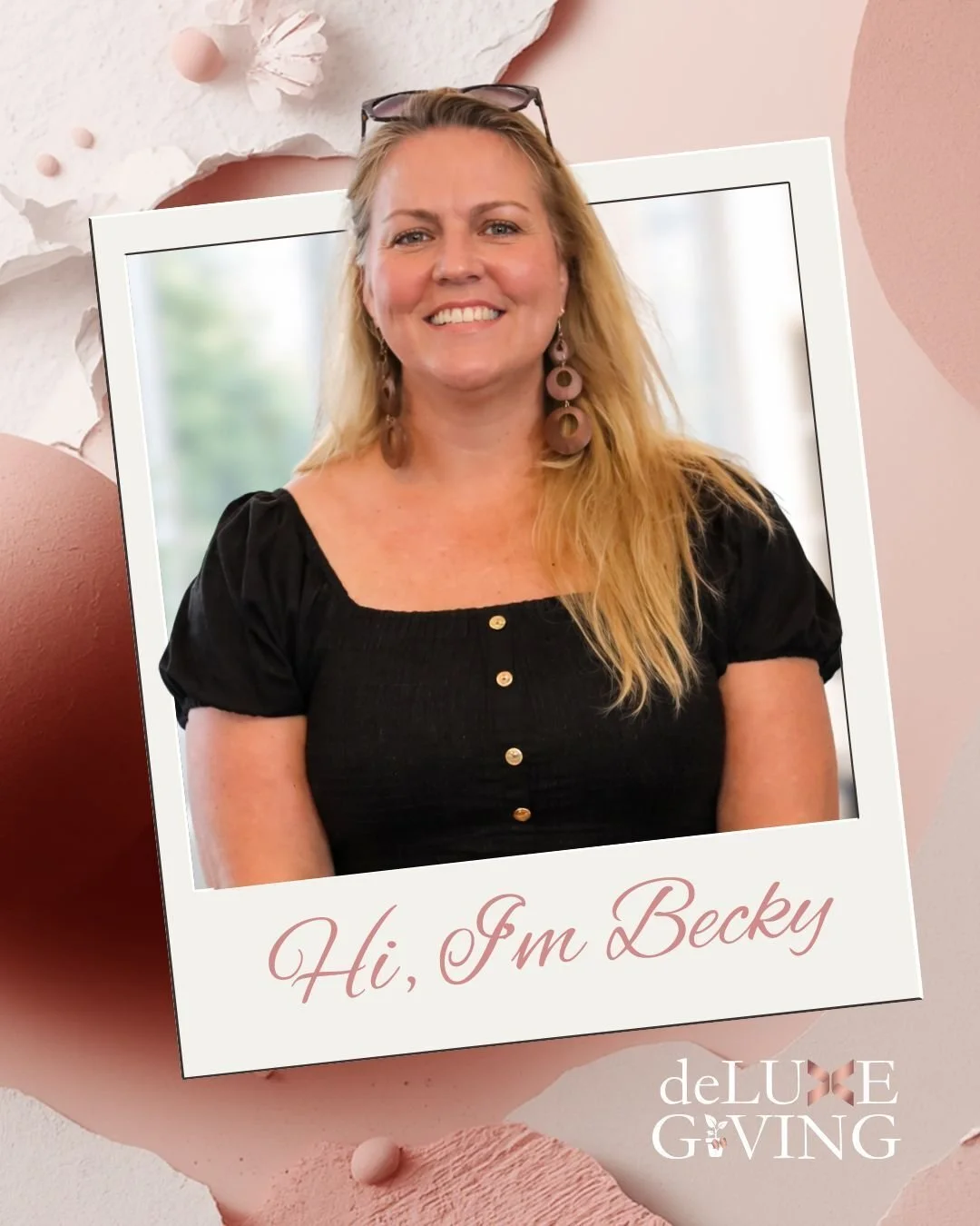 If we haven&rsquo;t met yet, I&rsquo;m Becky, the founder of Deluxe Giving.

I&rsquo;m a gifting consultant, and I help financial advisors celebrate clients, vendors, and teams in a way that feels thoughtful and meaningful. 

I didn&rsquo;t end up he