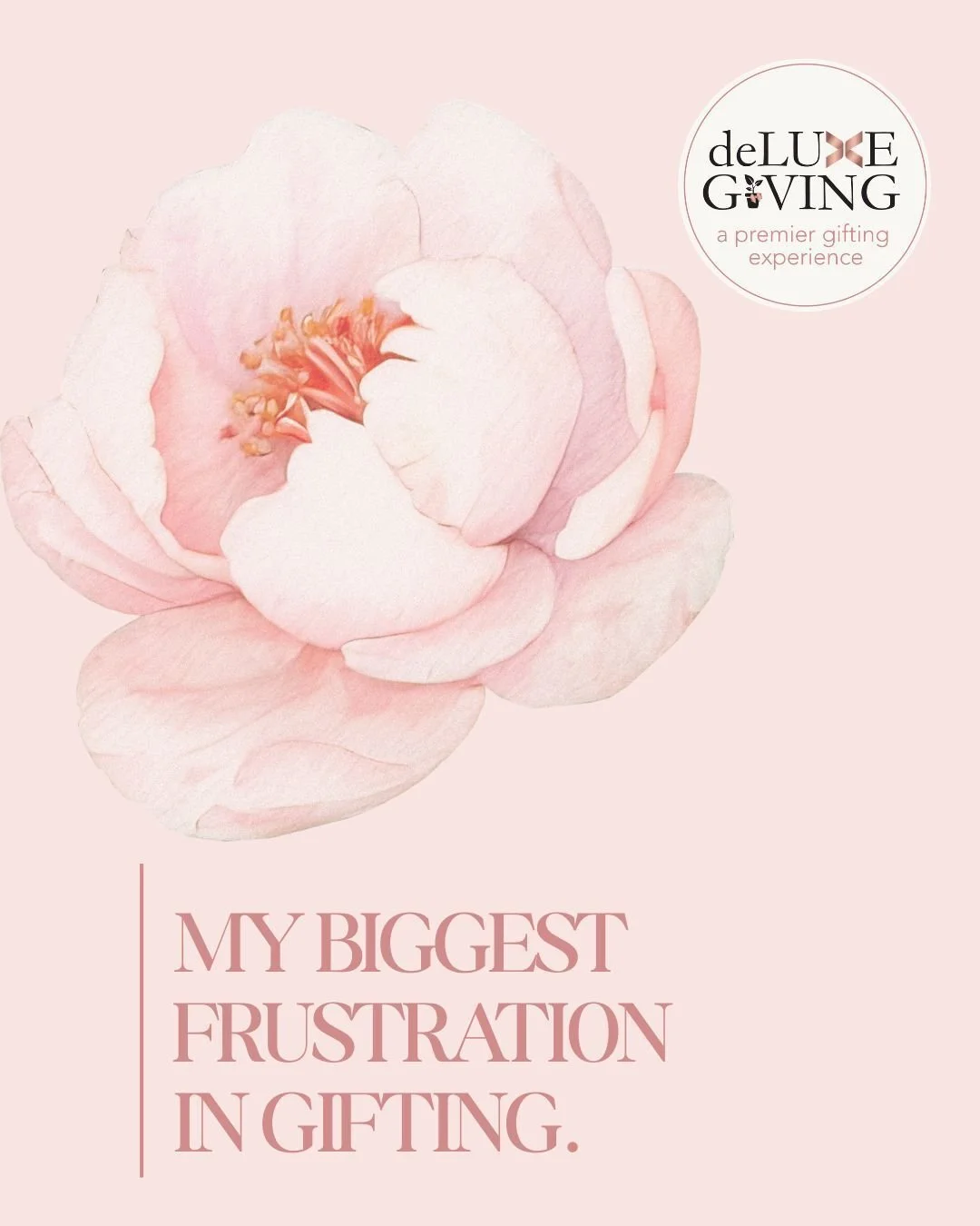 Some of you have been told that any gift is better than nothing.

I'm going to say this as clearly as I can: that's not always true.

A generic gift can actually backfire. You're trying to celebrate someone, but what they feel is &mdash; "Do the